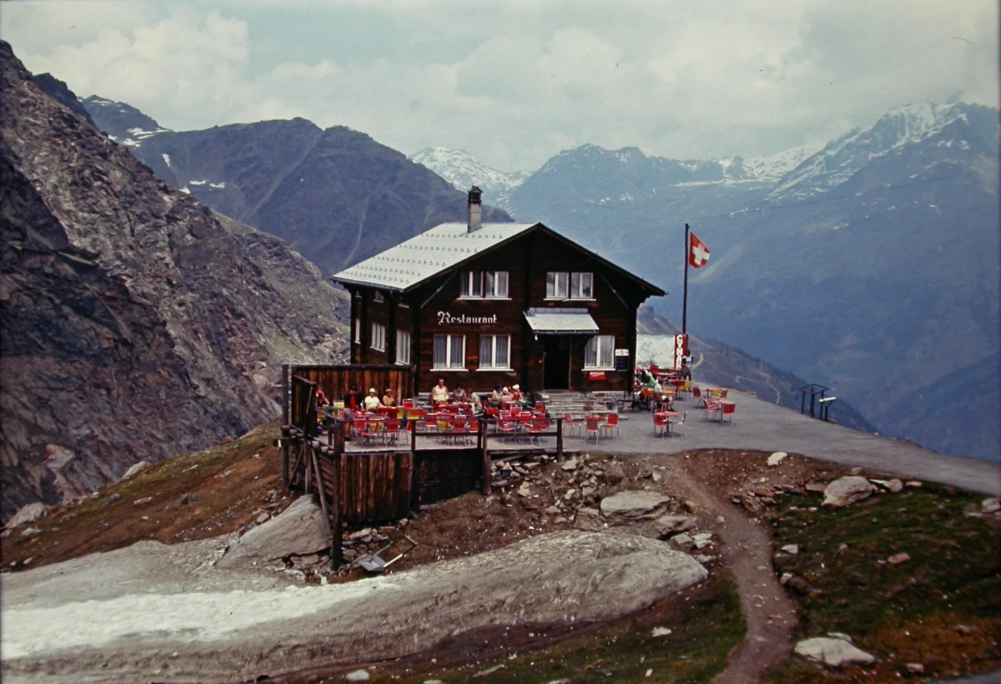 Photo showing: 1974 Saas Fee Spielboden