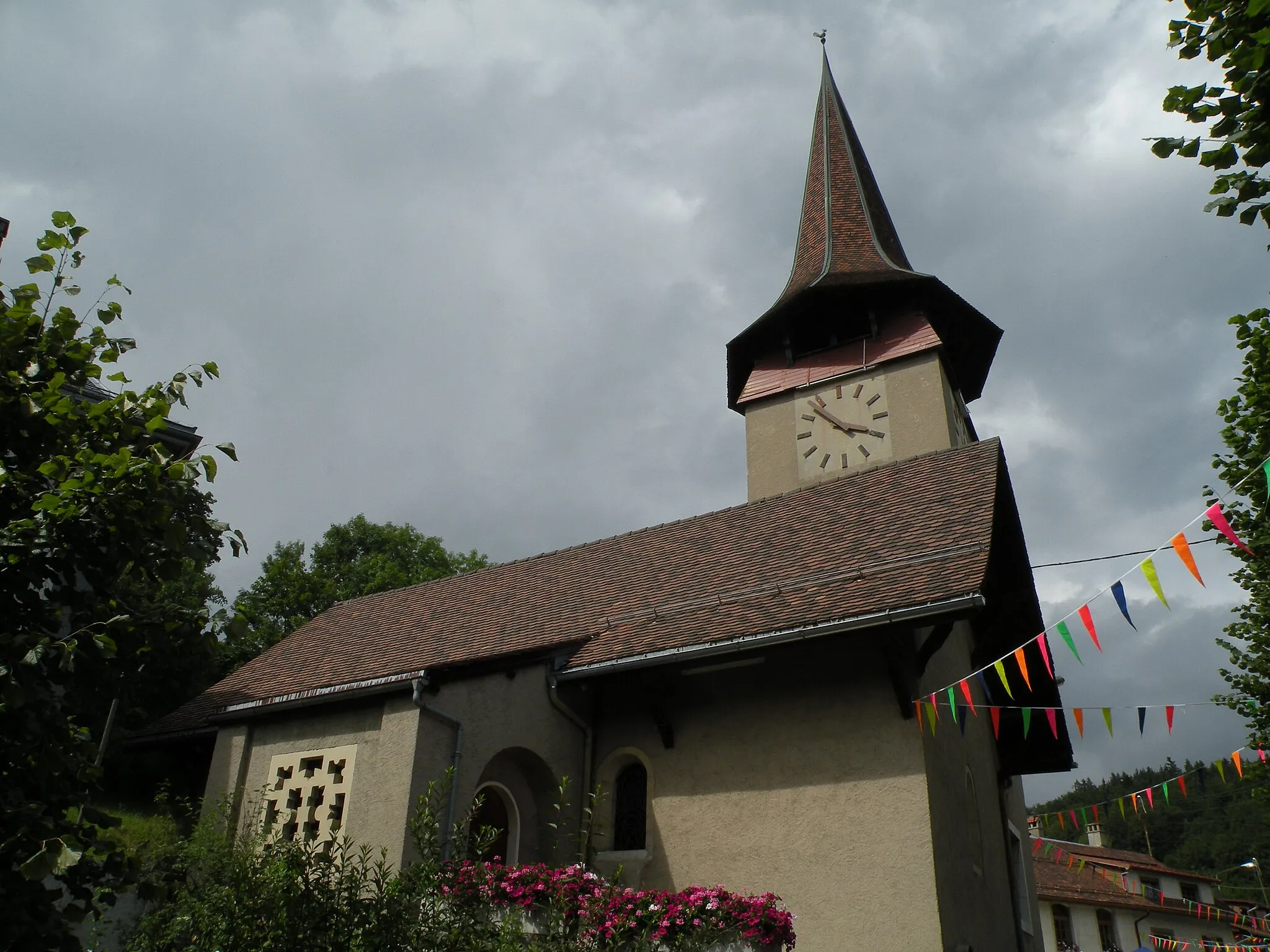 Photo showing: Église de Saint-Cergue.