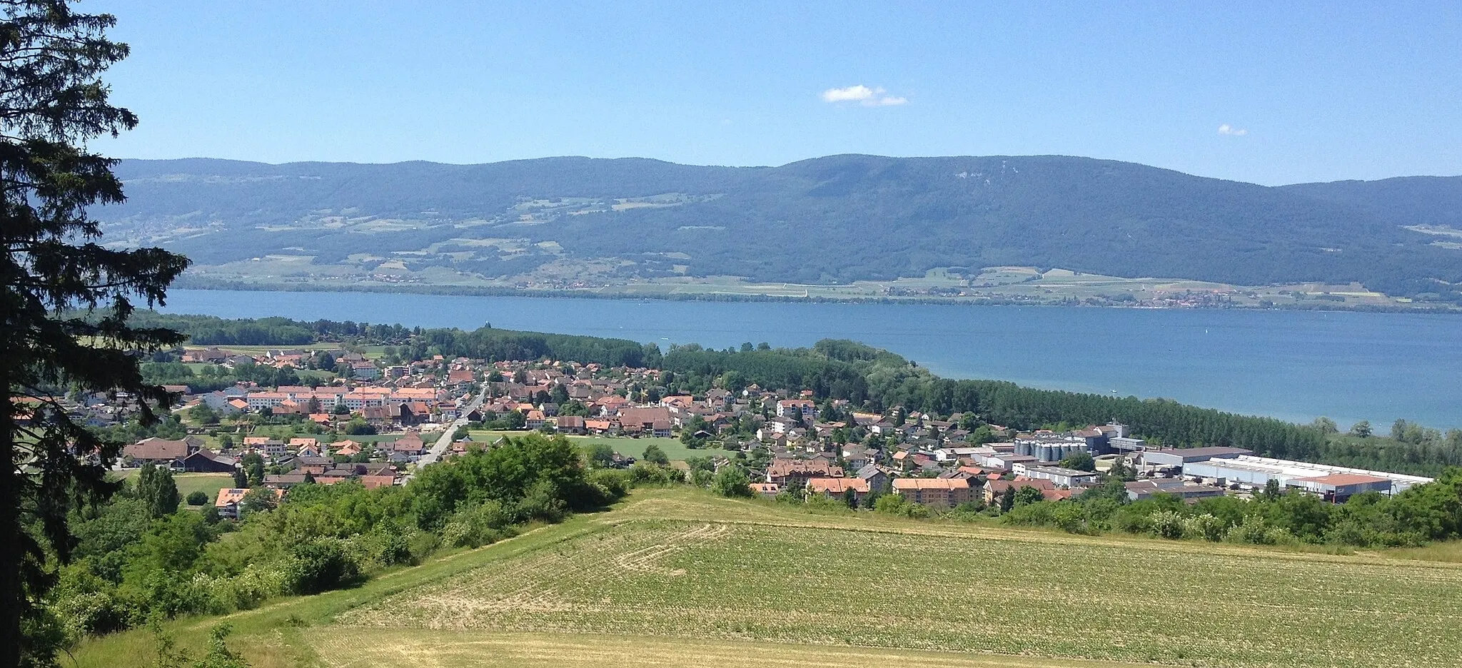 Photo showing: Vue d'Yvonand, dans le canton de Vaud en Suisse.
