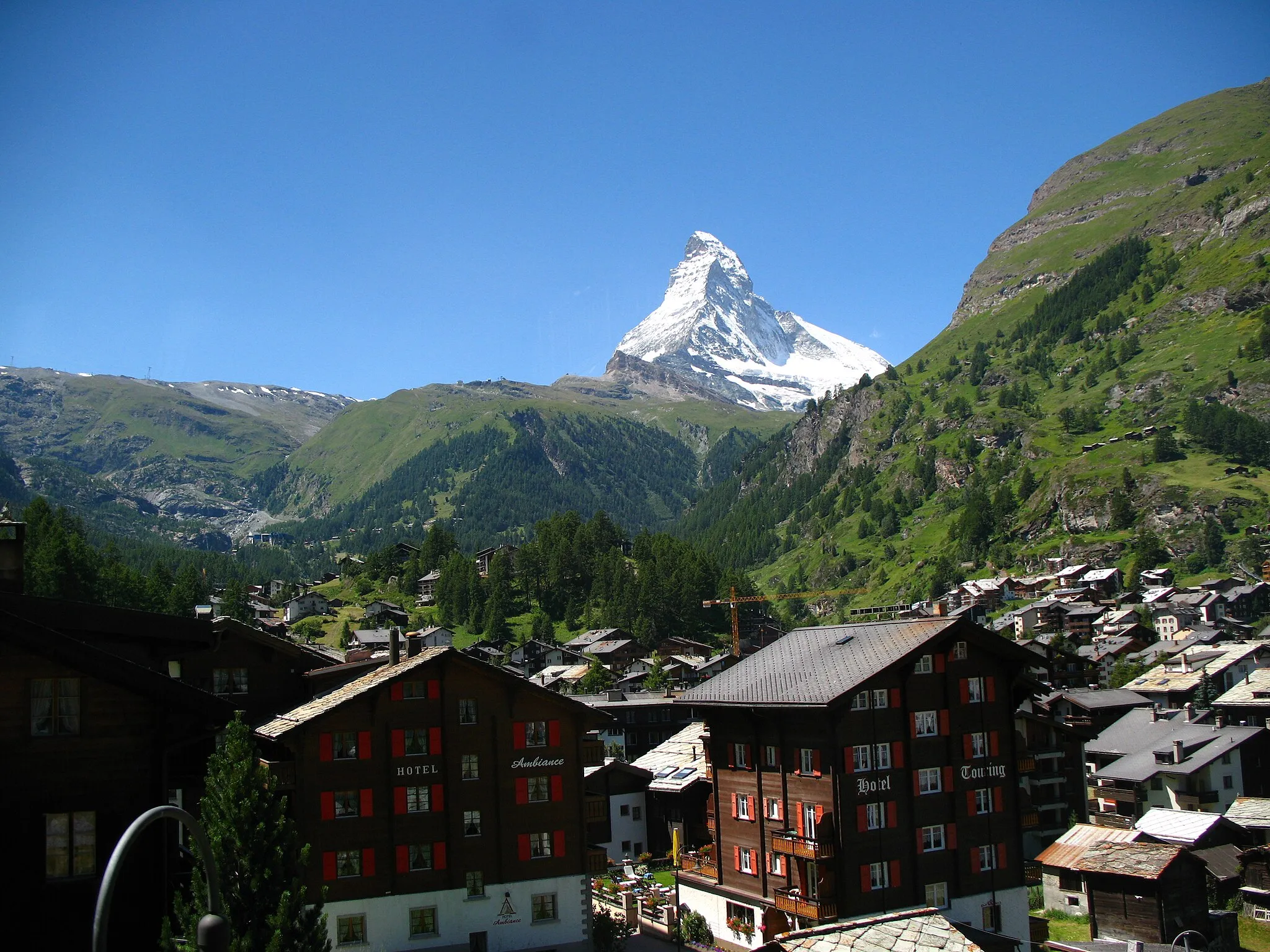 Photo showing: Matterhorn viewed from Gornergratbahn, Zermatt, Switzerland