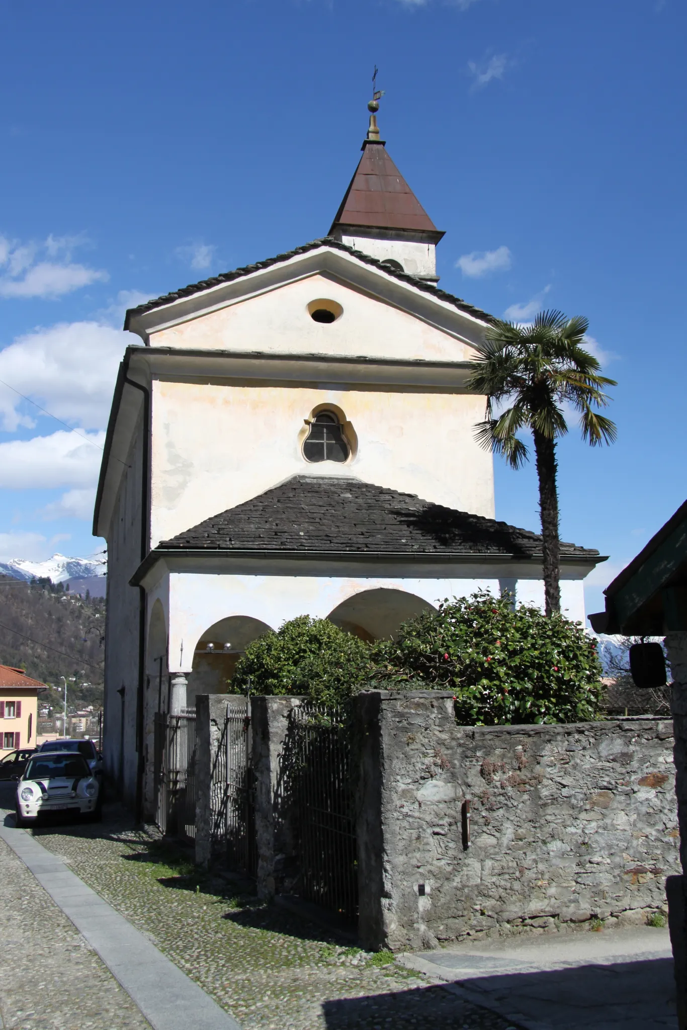 Photo showing: San Rocco church in Losone.