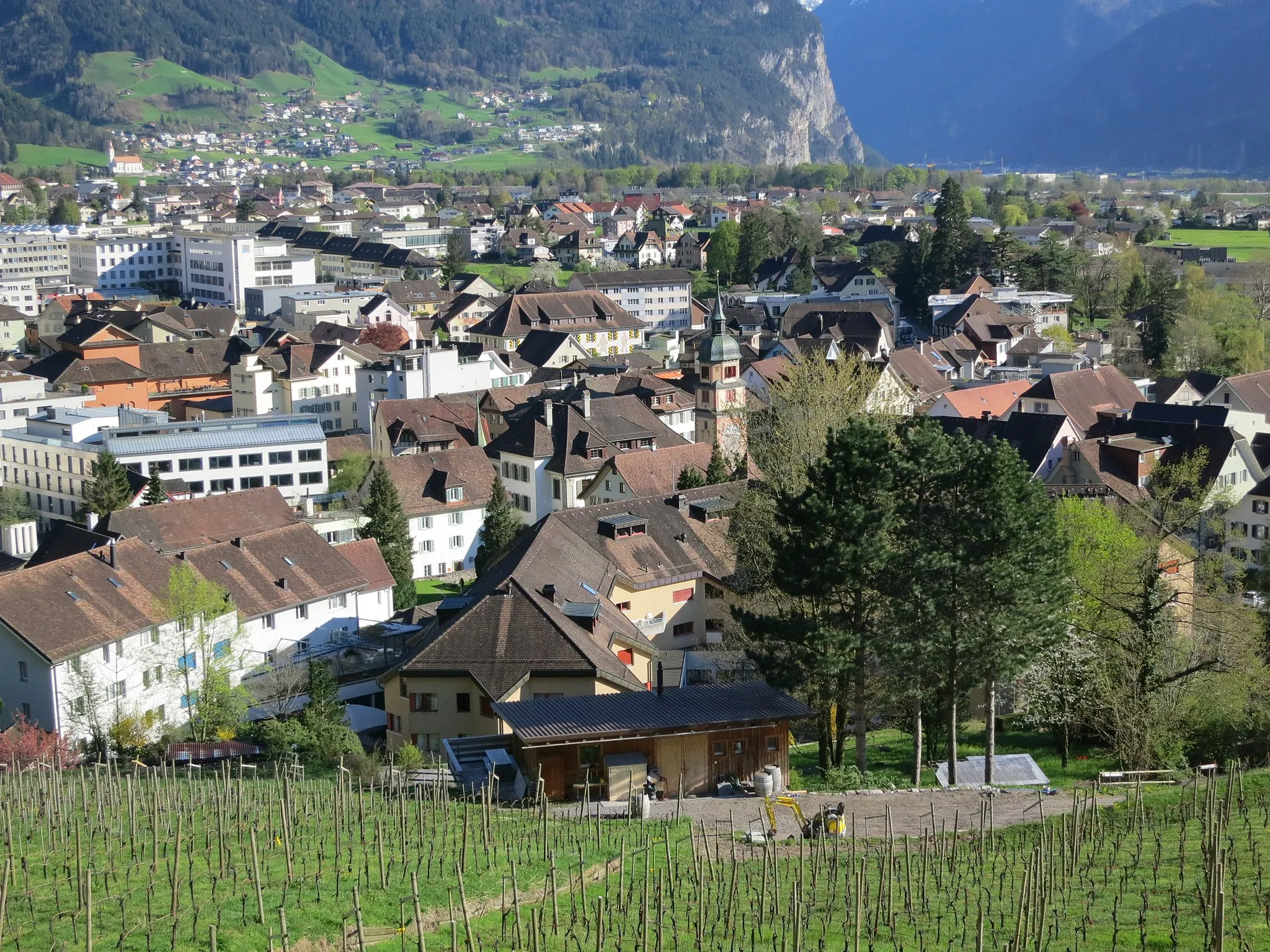 Photo showing: Ortskern vom Kapuzinerkloster, Altdorf UR, Schweiz