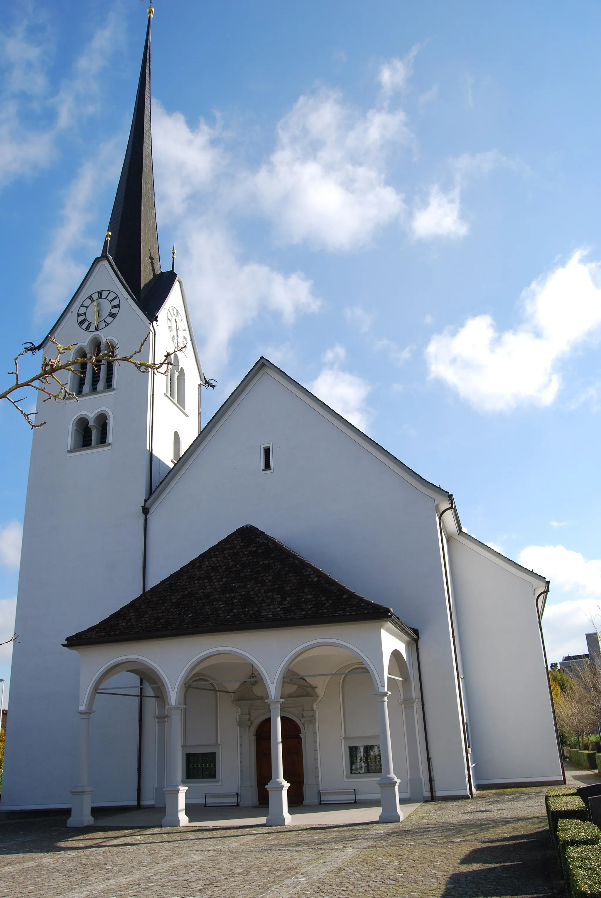 Photo showing: Catholic St. Michael church at Altendorf, canton of Schwyz, Switzerland