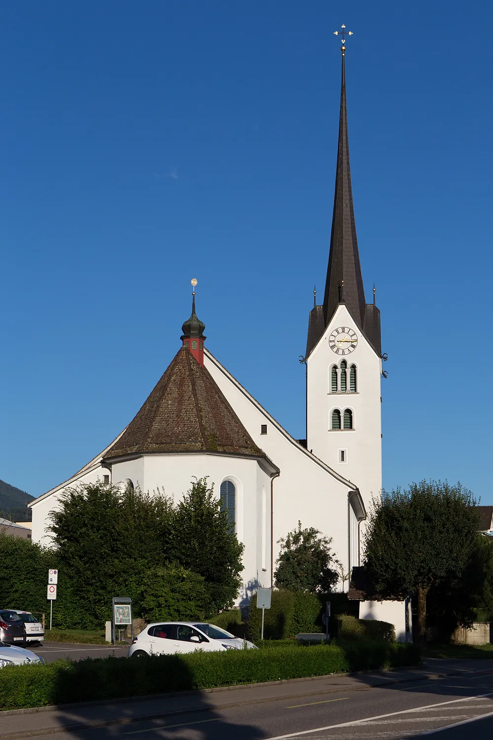 Photo showing: Pfarrkirche St. Michael in Altendorf (SZ)