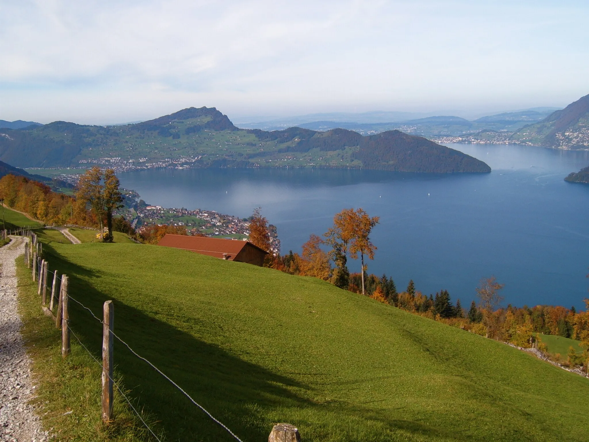 Photo showing: Gulf of Buochs, Lake Lucerne (Canton of Nidwalden, Switzerland)