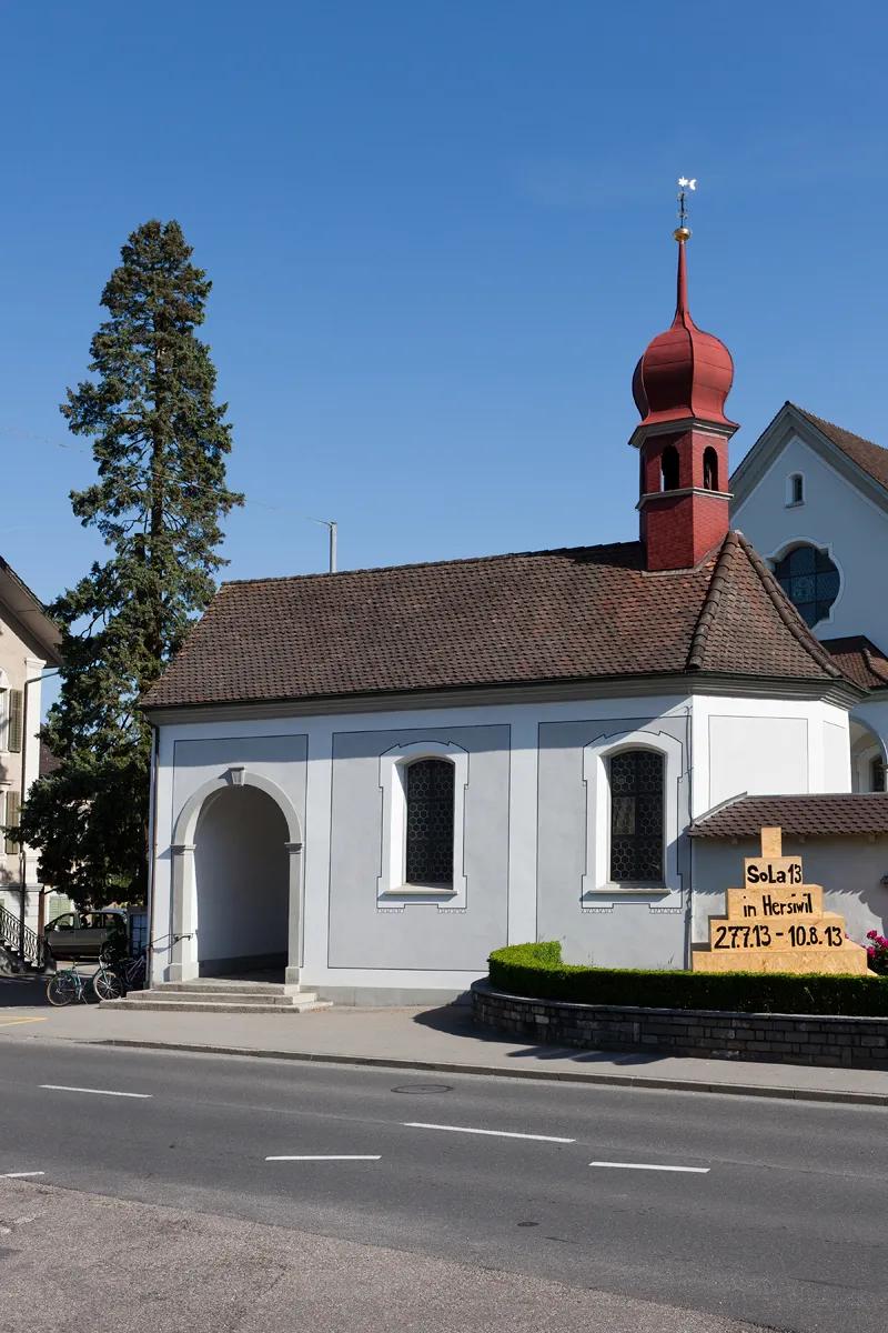 Photo showing: Beinhauskapelle St. Michael in Buttisholz (LU), Kulturgut kantonale Liste