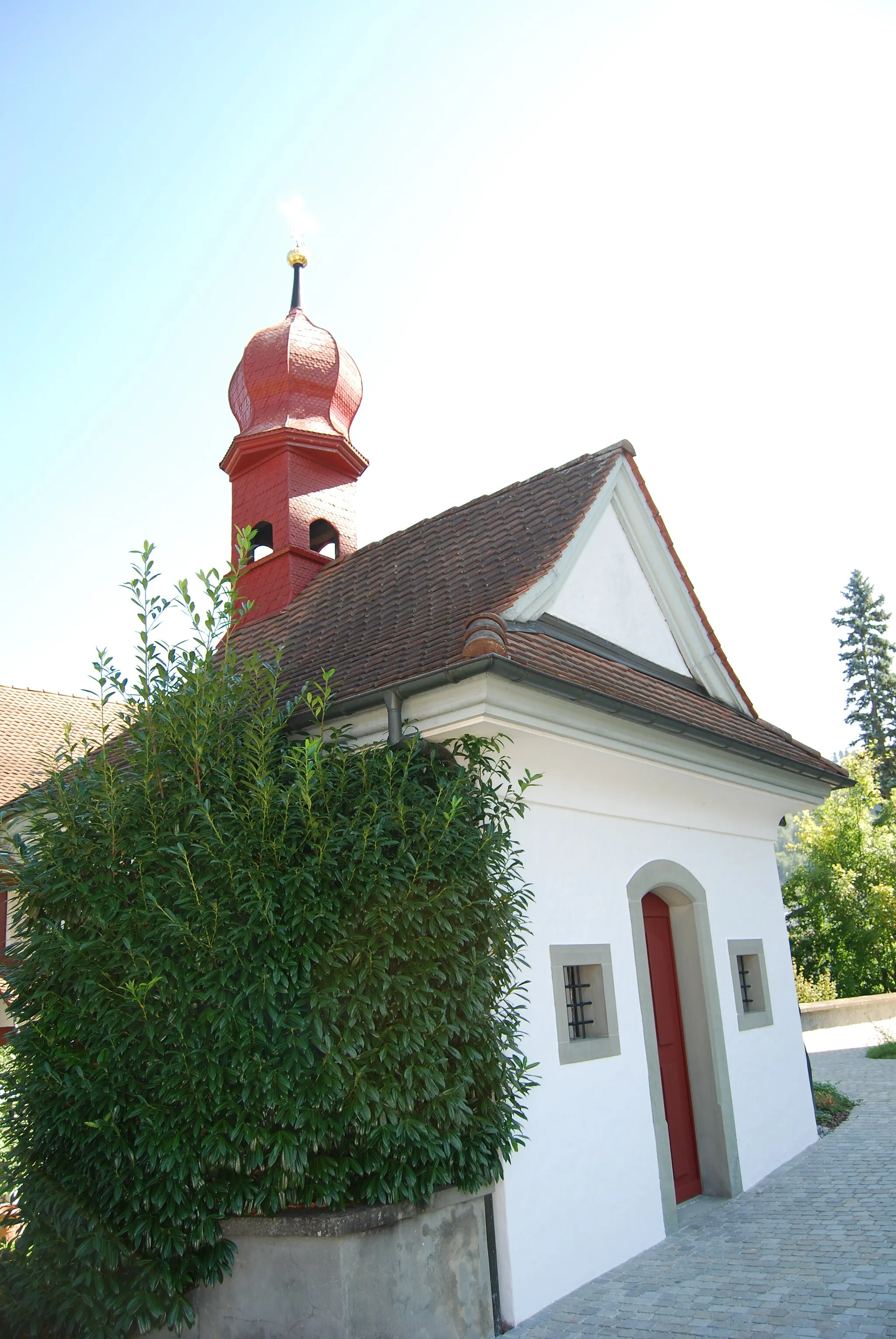 Photo showing: Bone house of the church of Ebikon, canton of Lucerne, Switzerland