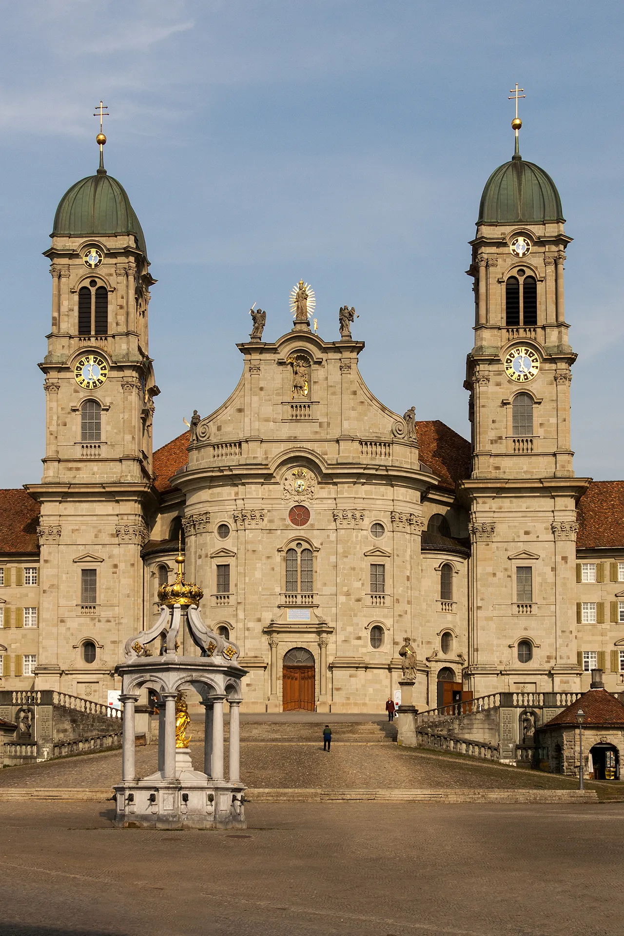 Photo showing: Klosterkirche in Einsiedeln (SZ)
