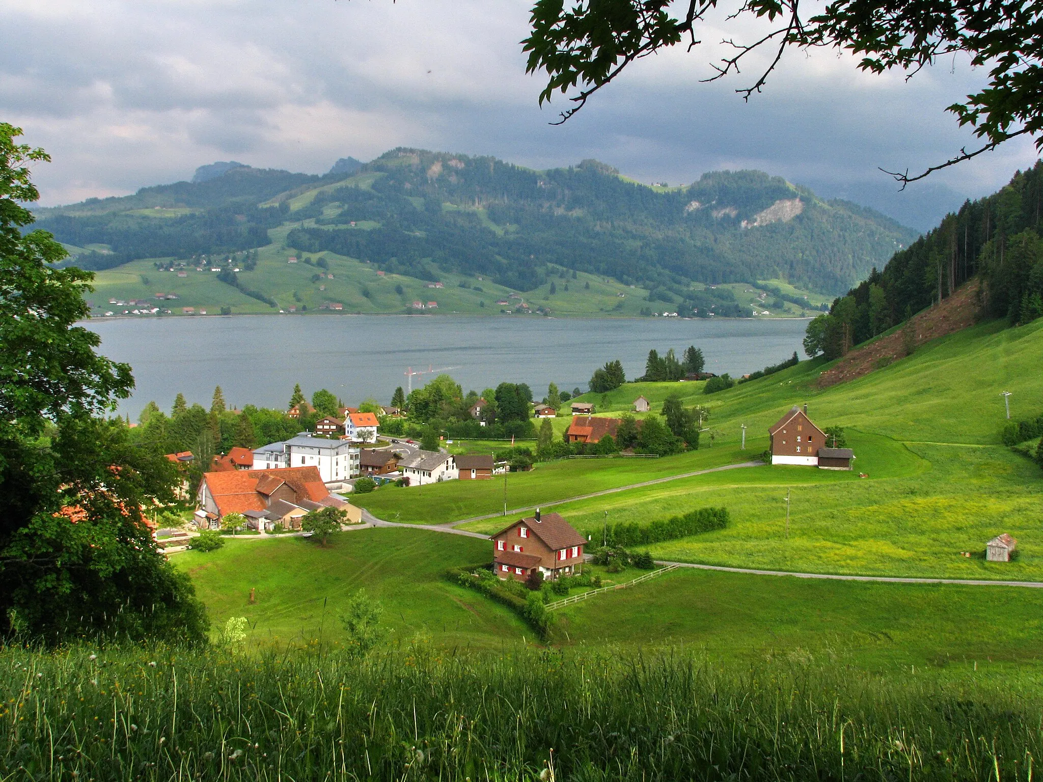 Photo showing: Sihlsee in Einsiedeln (SZ) in Switzerland