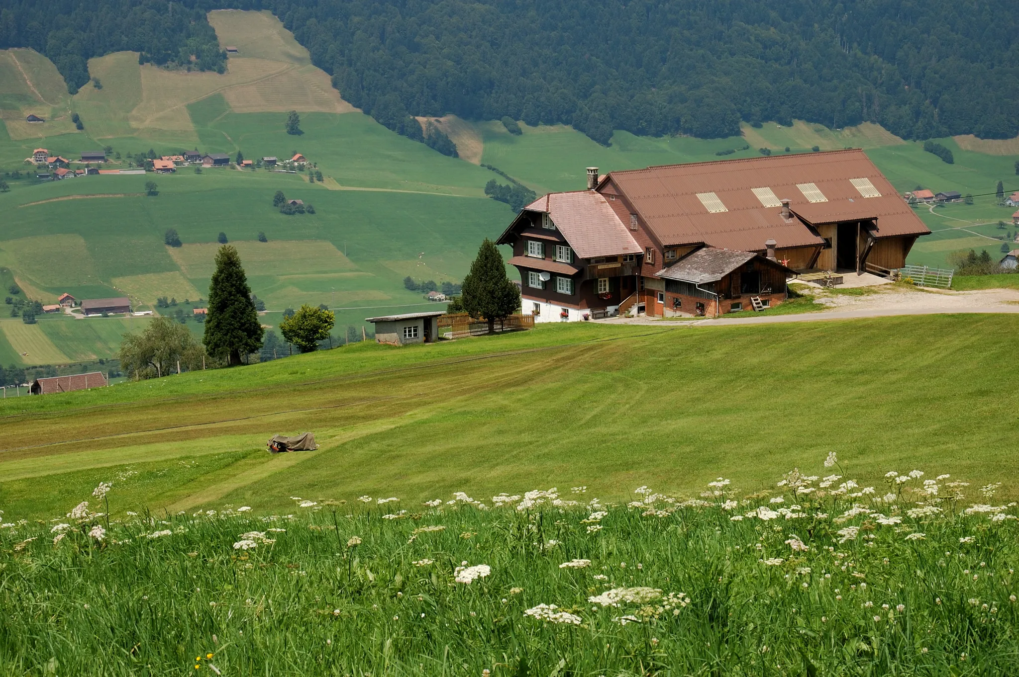 Photo showing: typical farm in the Entlebuch region, Switzerland