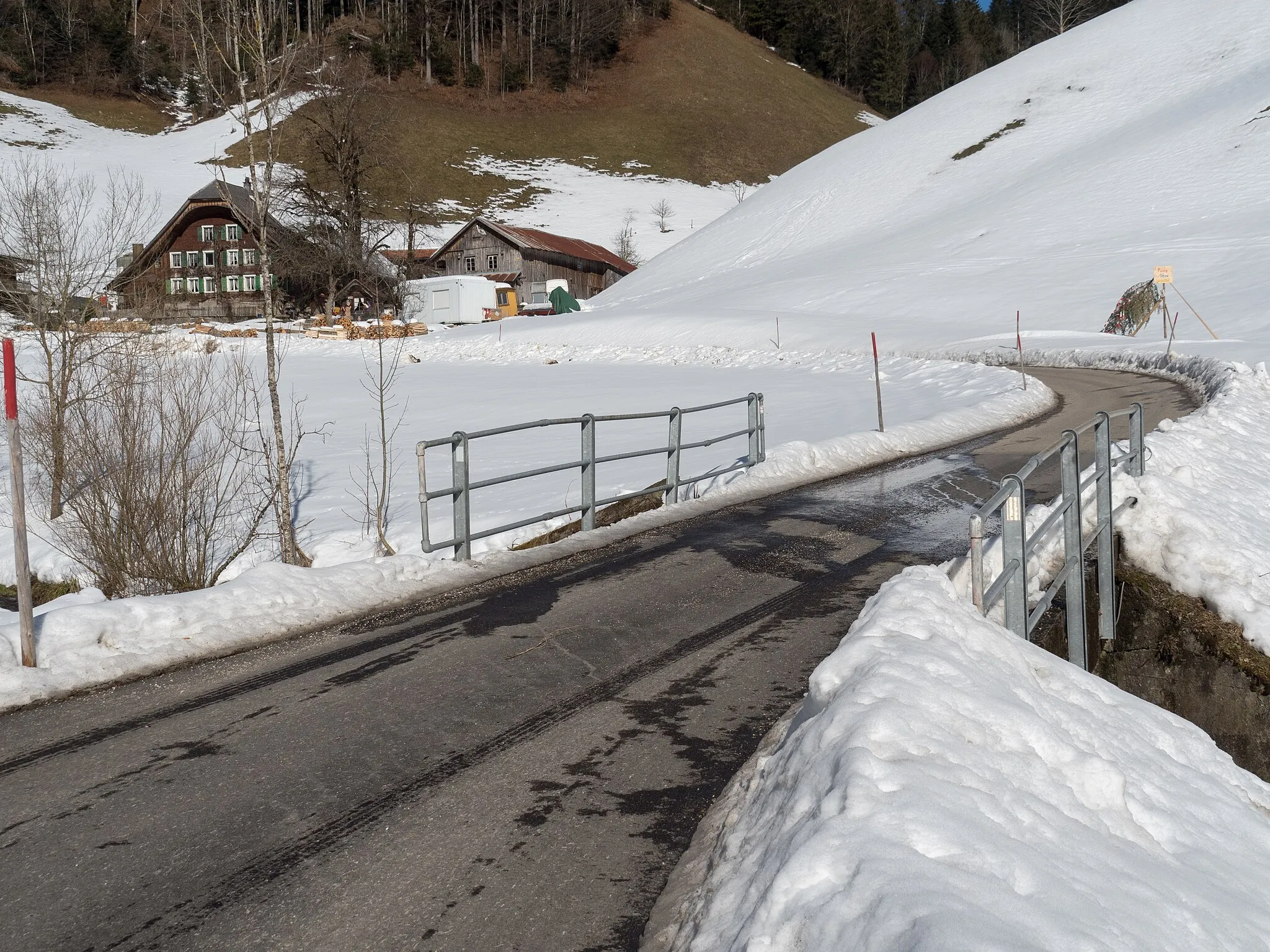 Photo showing: Ballenbach Road Bridge over the Weisse Emme River, Escholzmatt, Canton of Lucerne, Switzerland