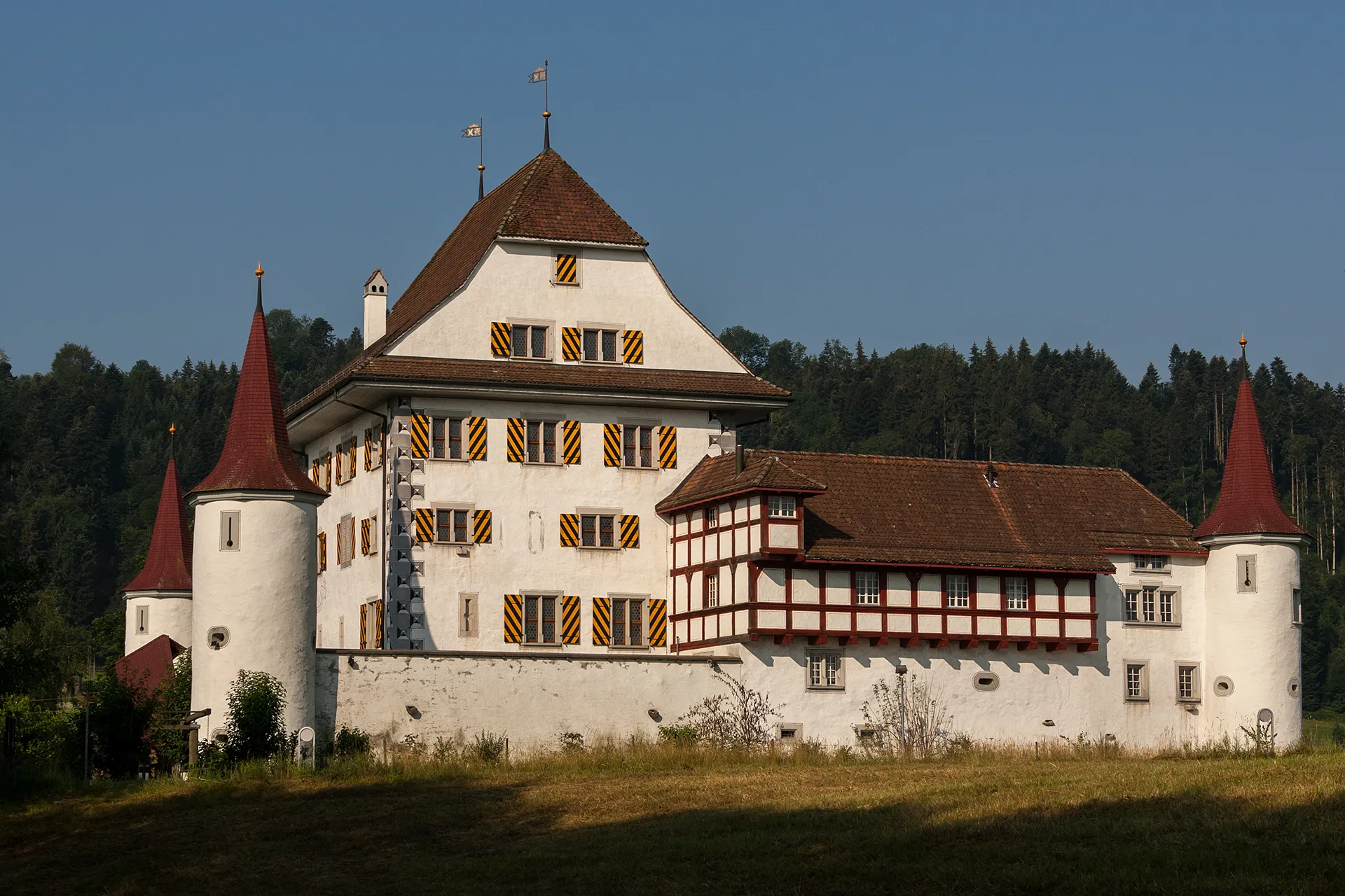 Photo showing: Weiherschloss Wyher in Ettiswil (LU)