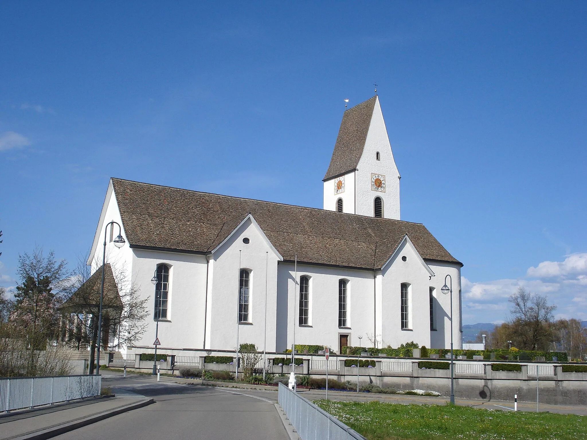 Photo showing: röm.-kath. Kirche Freienbach SZ
