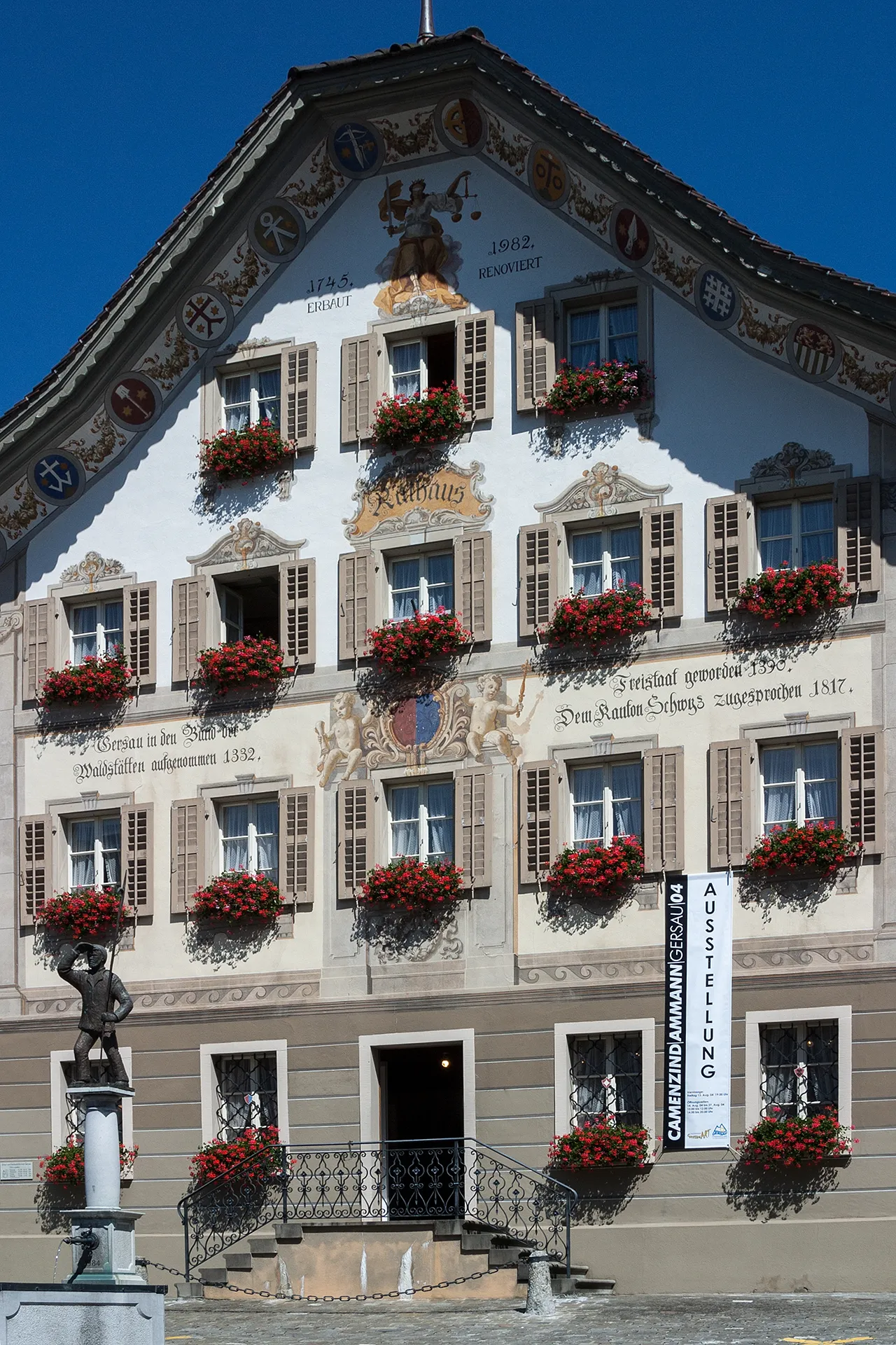 Photo showing: Rathaus in Gersau