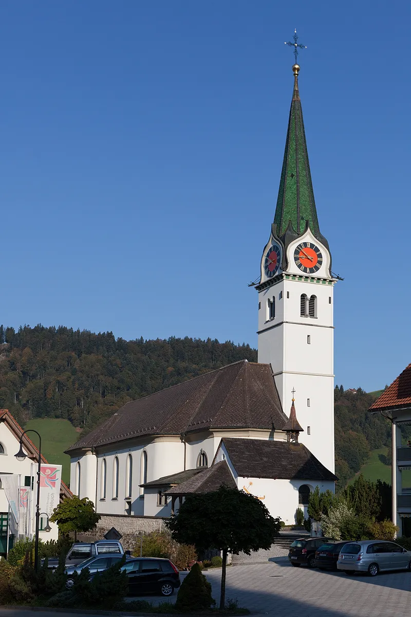 Photo showing: Pfarrkirche von Hasle (LU) im Entlebuch