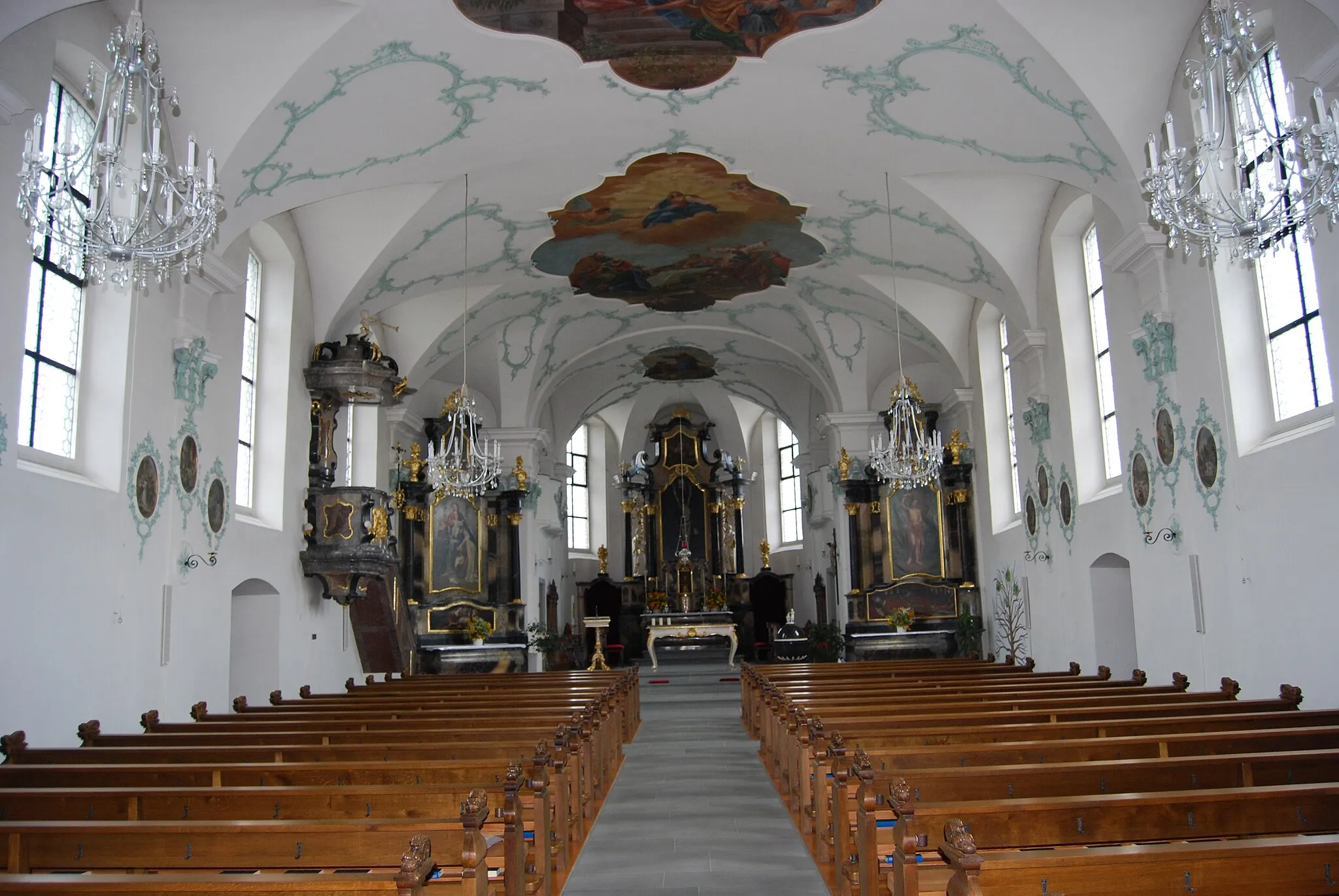 Photo showing: Church of Inwil, canton of Lucerne, Switzerland