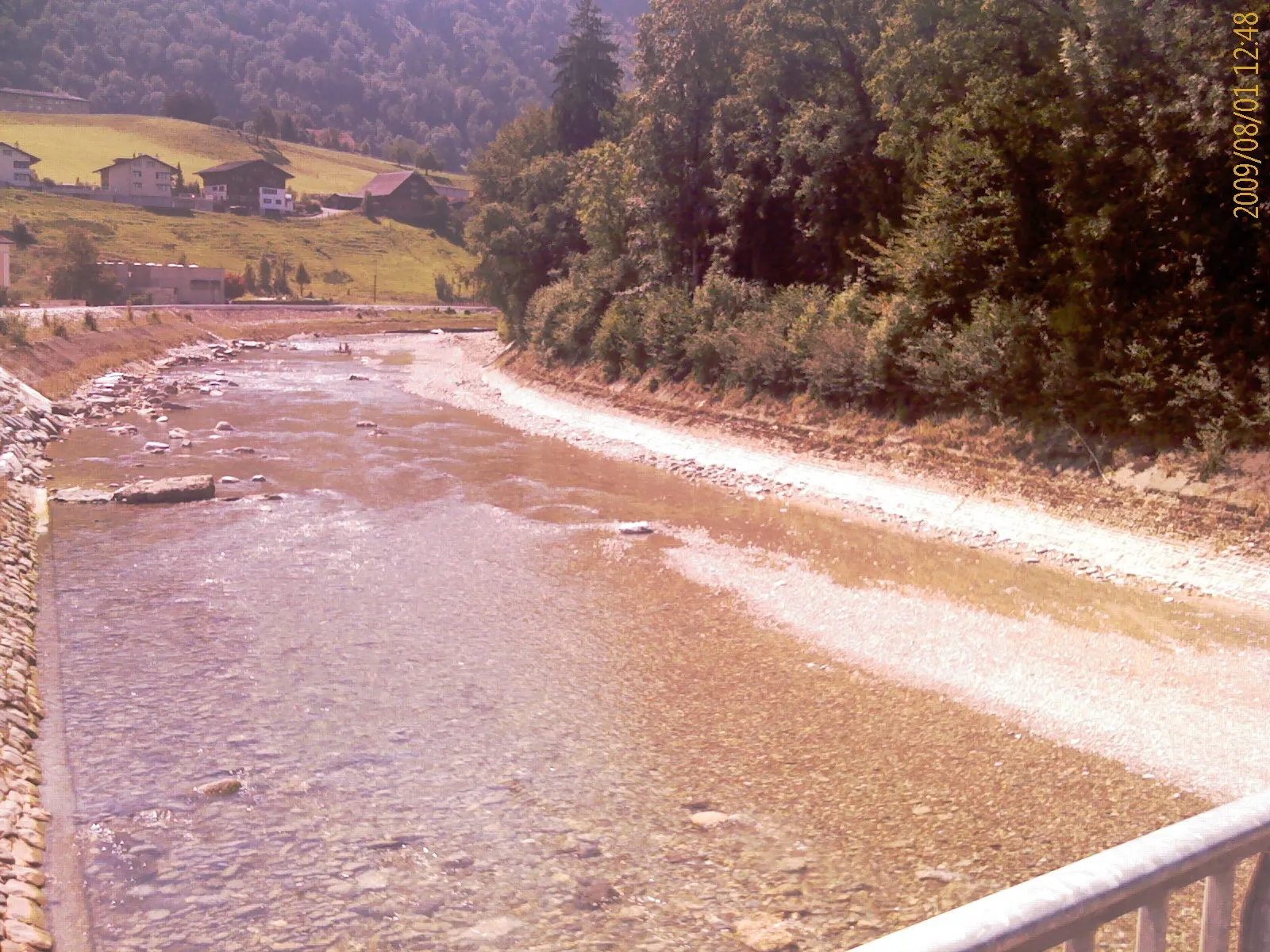 Photo showing: River Kleine Emme at Littau, canton of Luzern, Switzerland