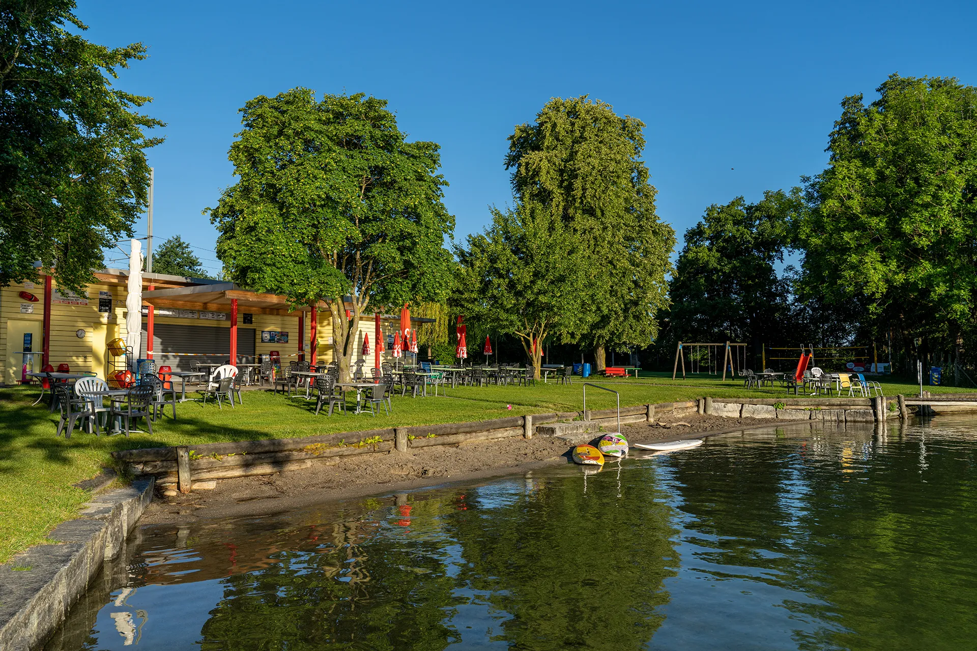 Photo showing: Seebadi in Nottwil (LU) am Sempachersee