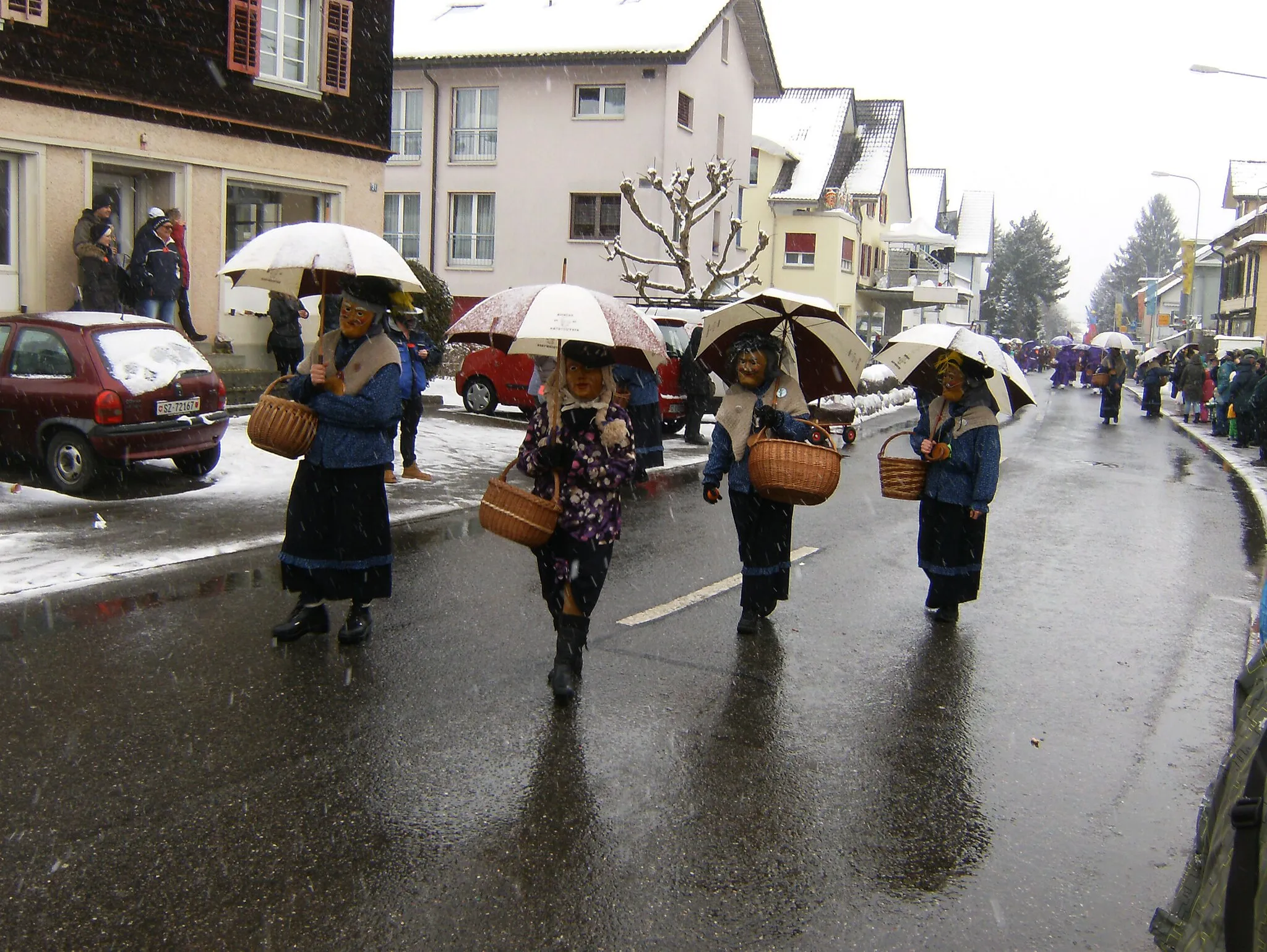 Photo showing: Fasnachtsumzug, Siebnen SZ