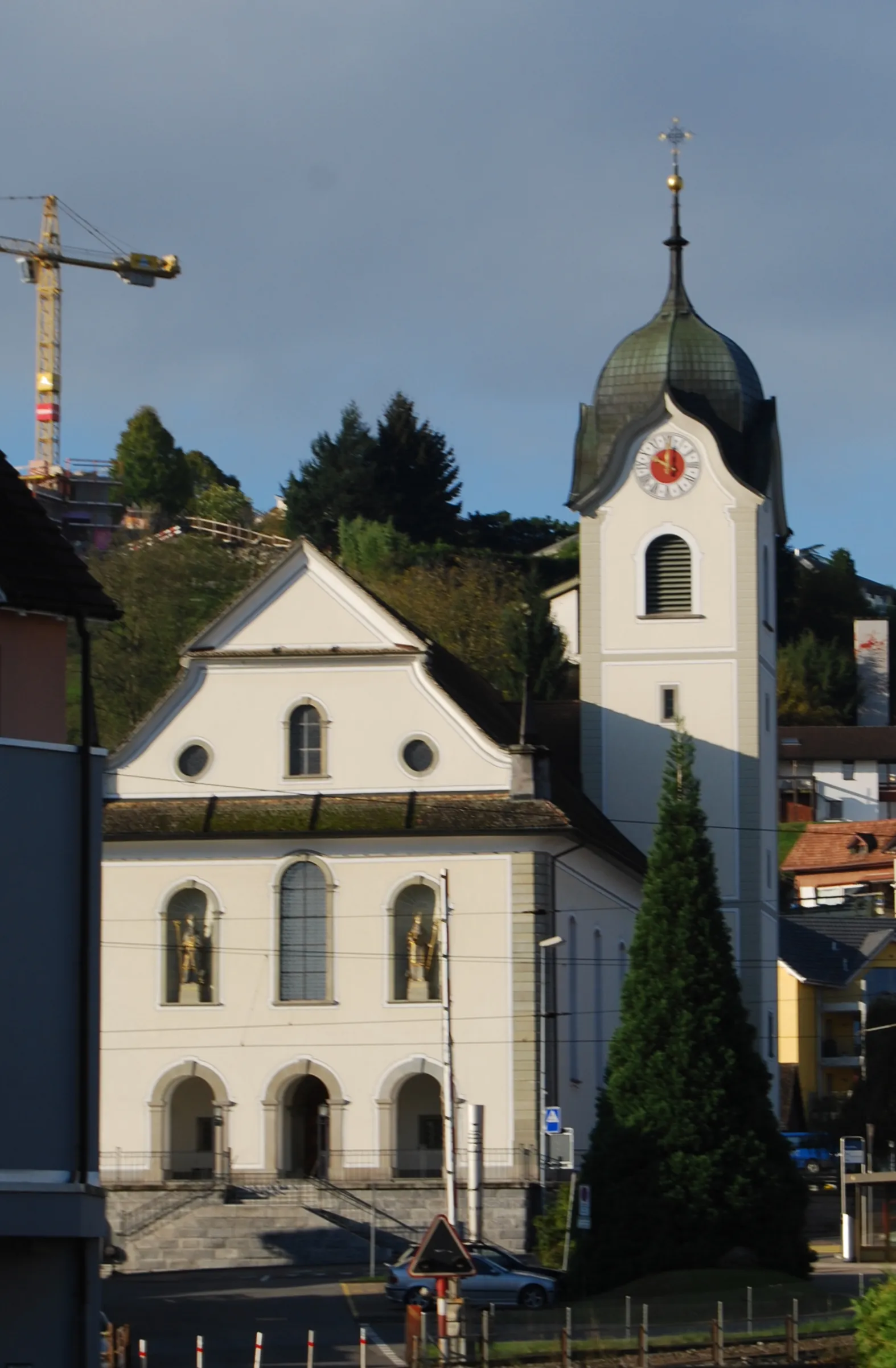 Photo showing: Catholic church of Wollerau, canton of Schwyz, Switzerland