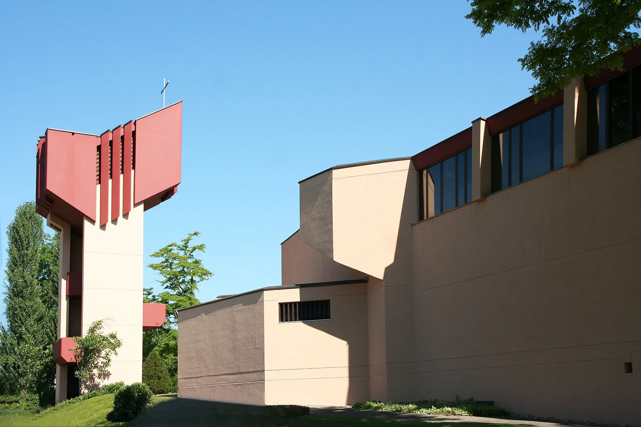 Photo showing: Römisch-katholische Pfarrkirche St. Martin Birmensdorf ZH