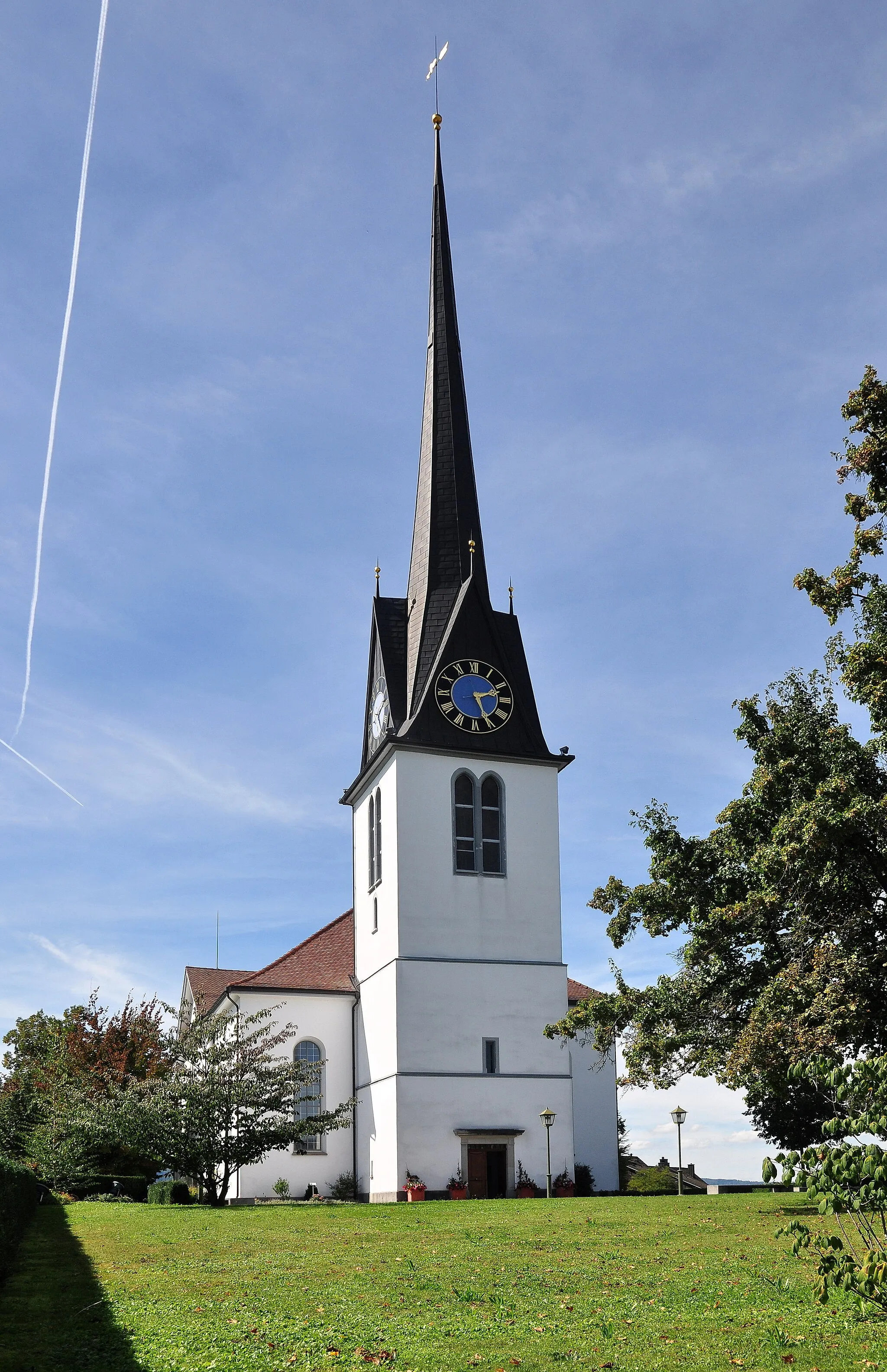 Photo showing: Reformierte Kirche, Bergstrasse in Gossau (Switzerland)