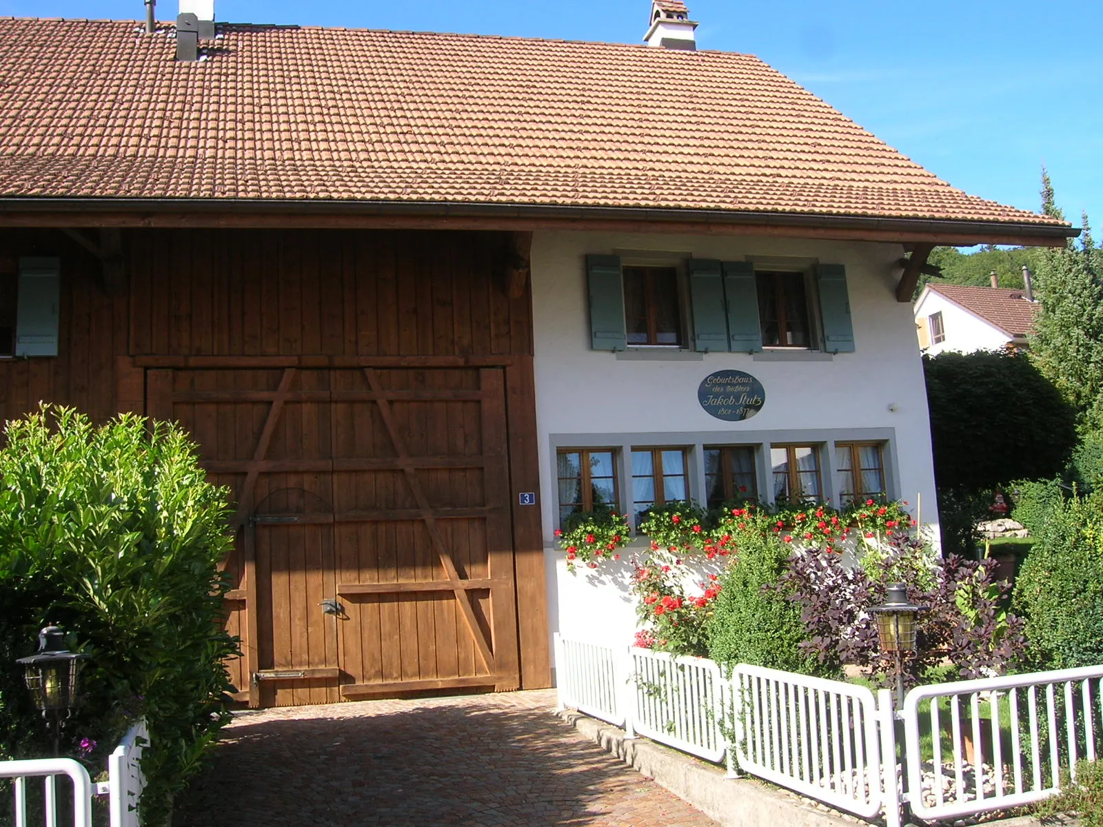 Photo showing: birthplace of Jakob Stutz (1801-1877) at Hittnau ZH