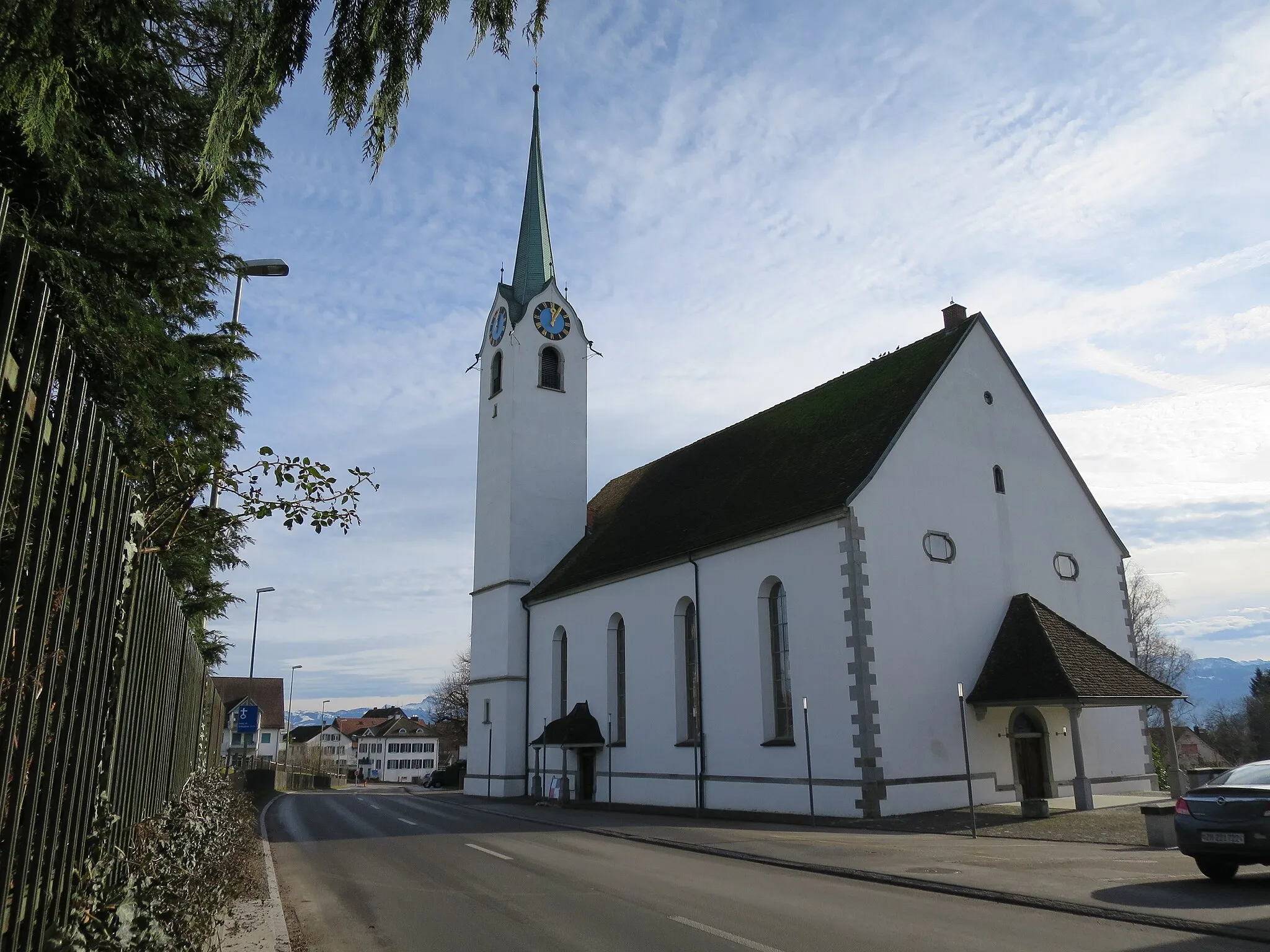 Photo showing: Ref. Kirche Hombrechtikon (1758/59) von aussen
