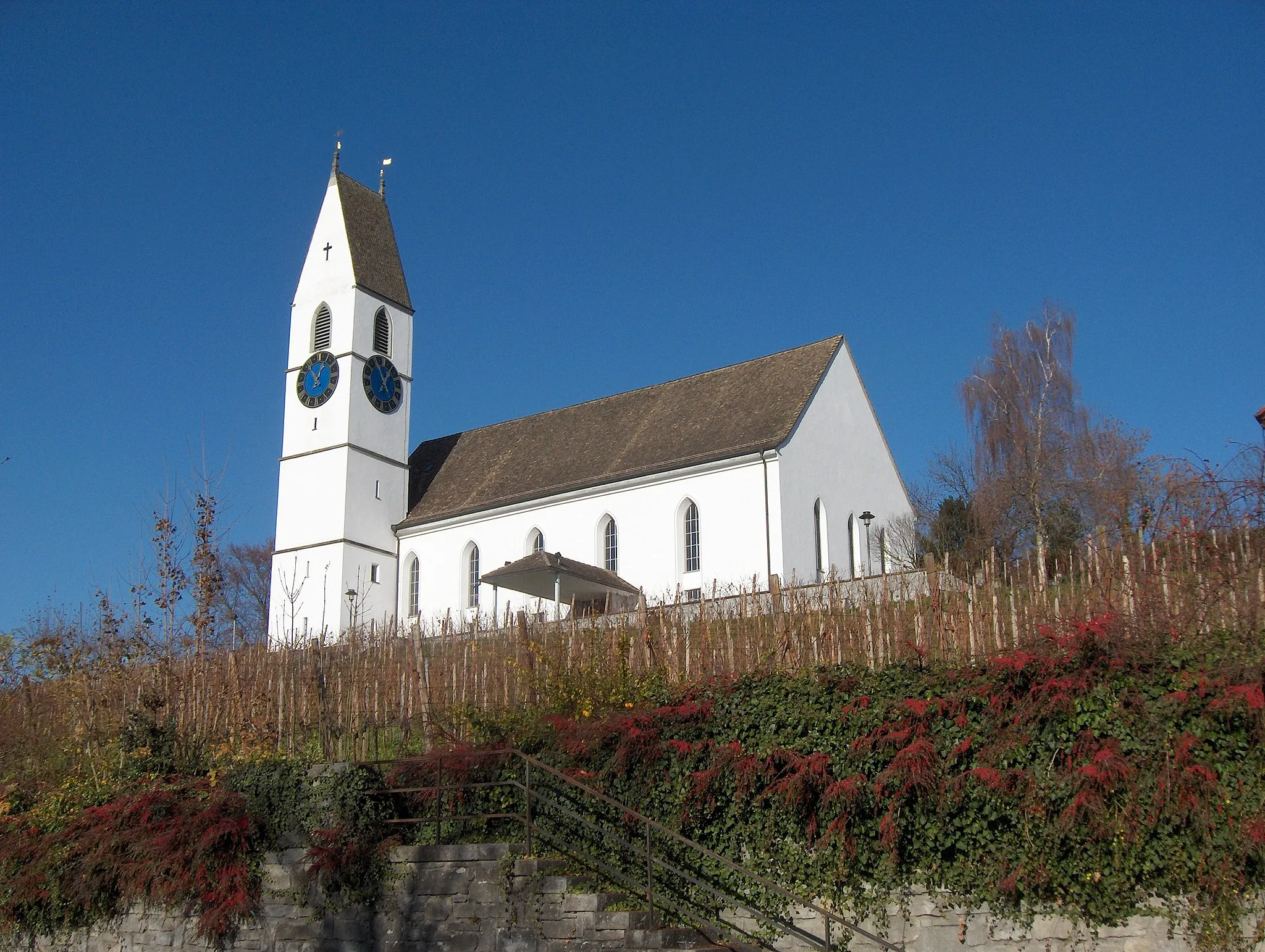 Photo showing: Reformierte Kirche von Männedorf