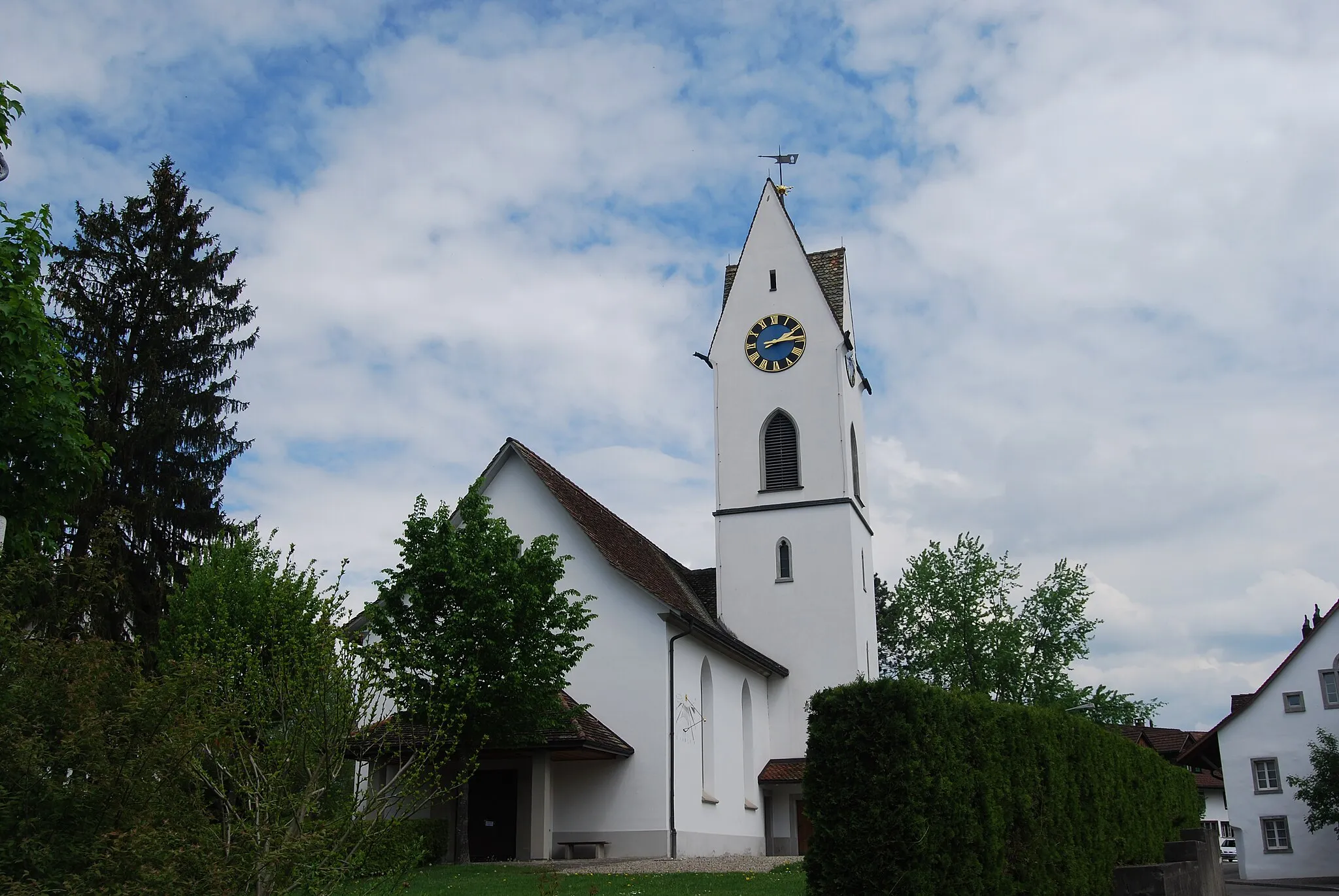 Photo showing: Church of Mönchaltorf, canton of Zürich, Switzerland