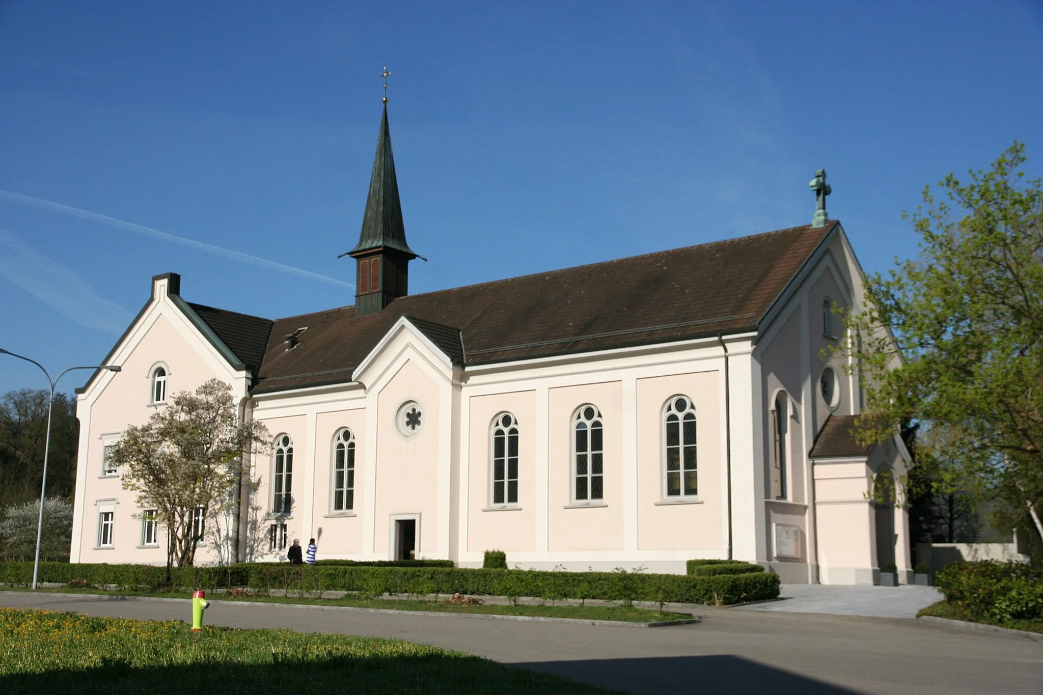 Photo showing: Römisch-katholische Pfarrkirche St. Pirminius Pfungen