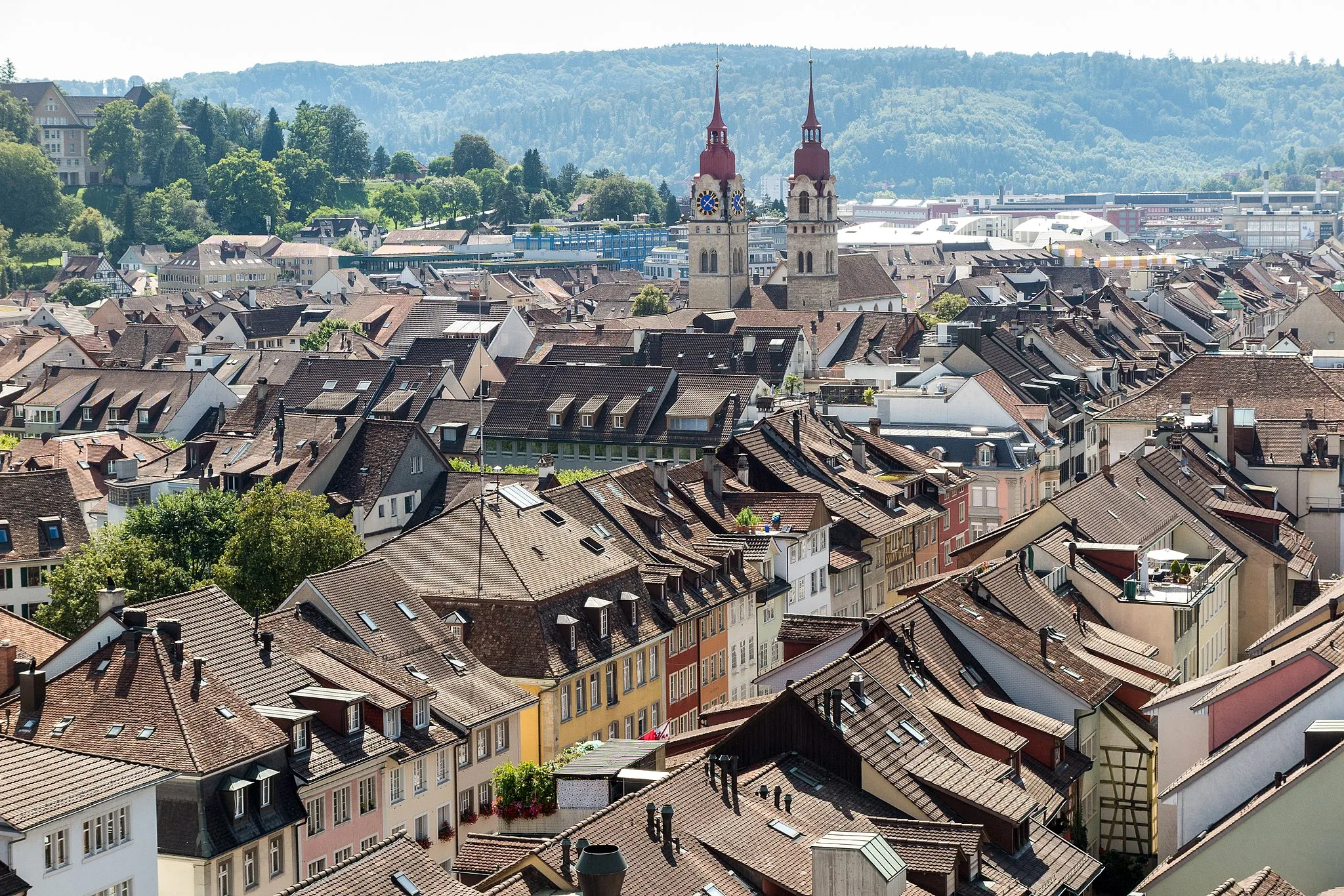 Photo showing: Blick auf die Winterthurer Altstadt