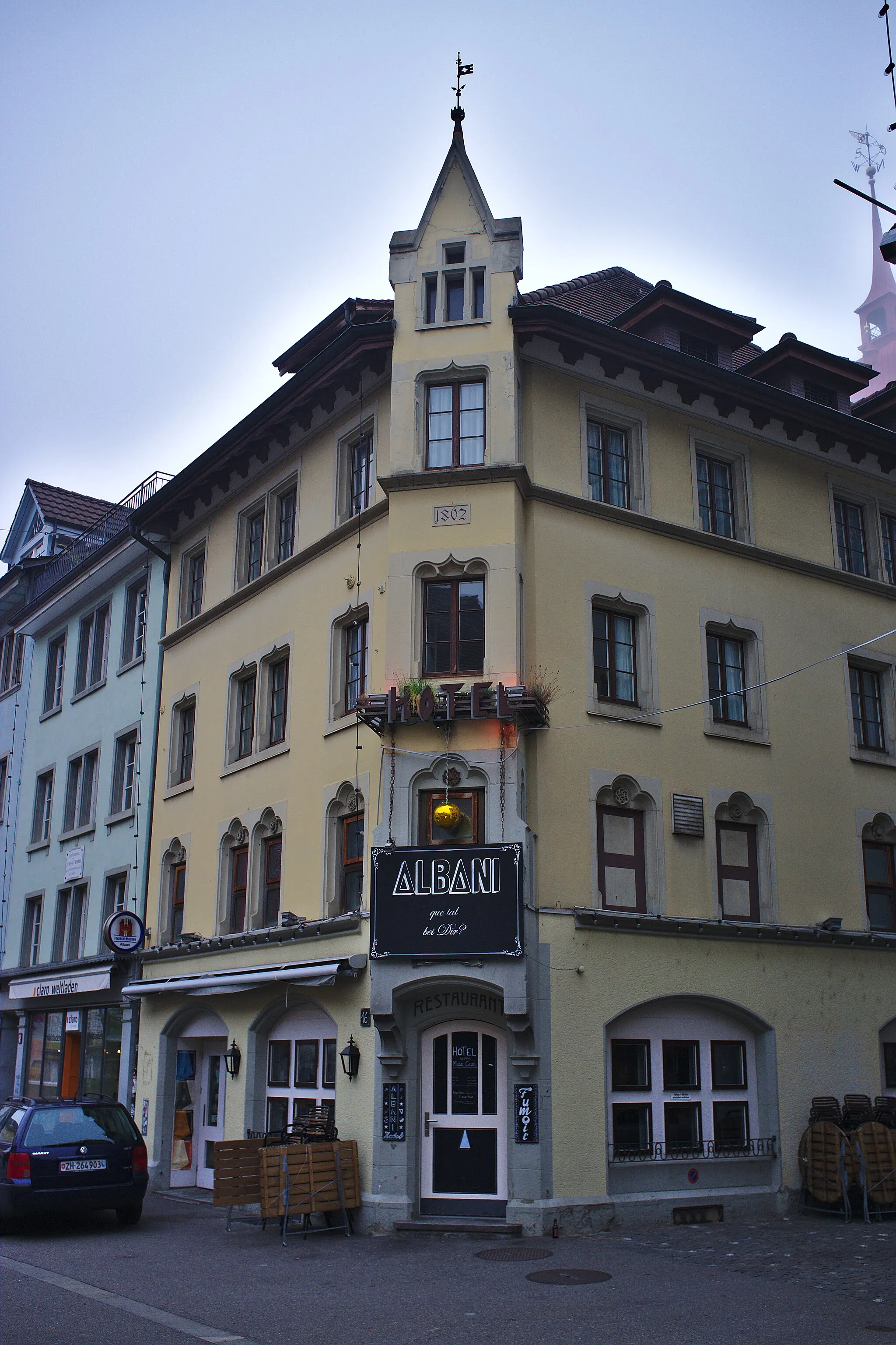 Photo showing: Albani Music Club in der Steinberggasse in Winterthur