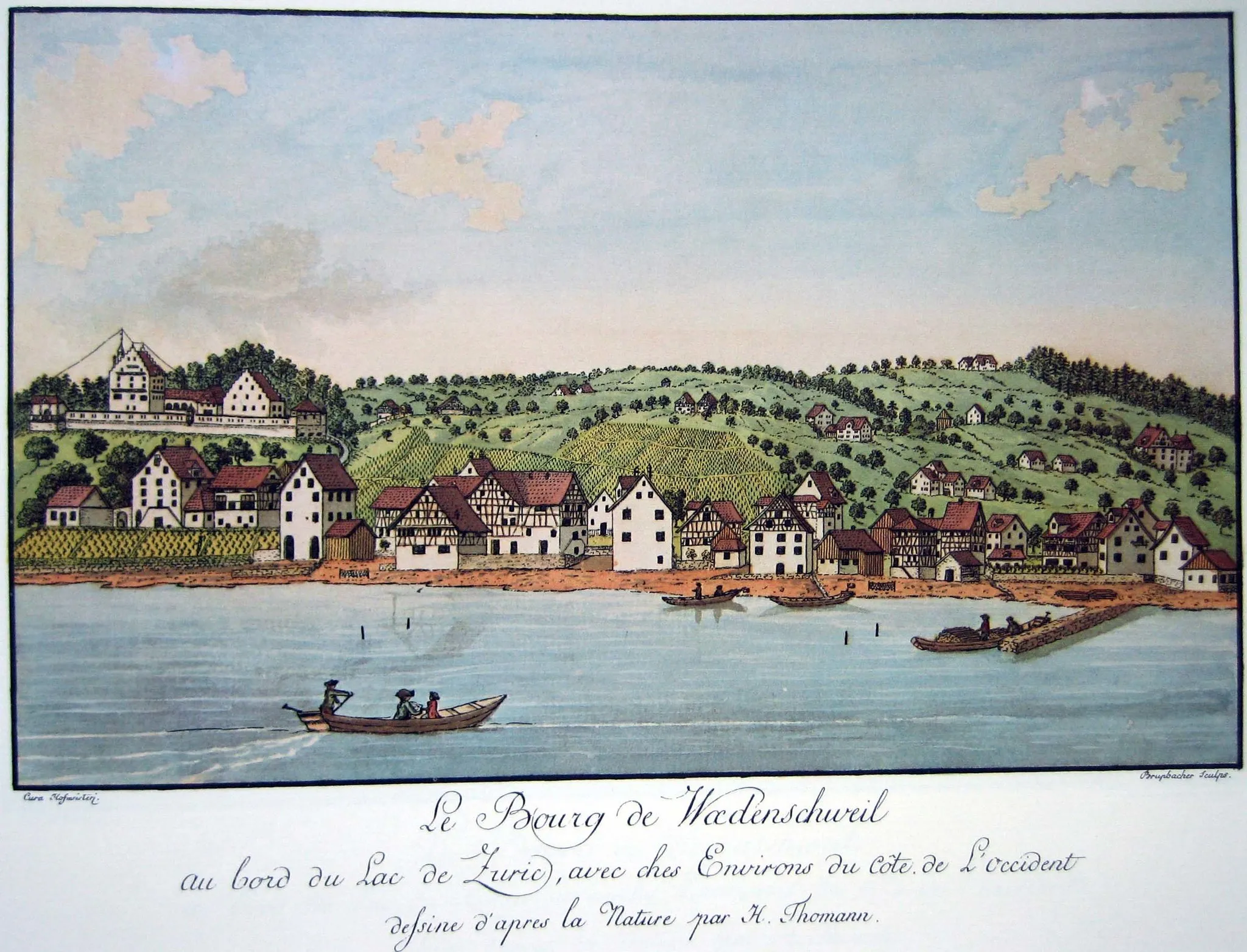 Photo showing: Wädenswil 1794