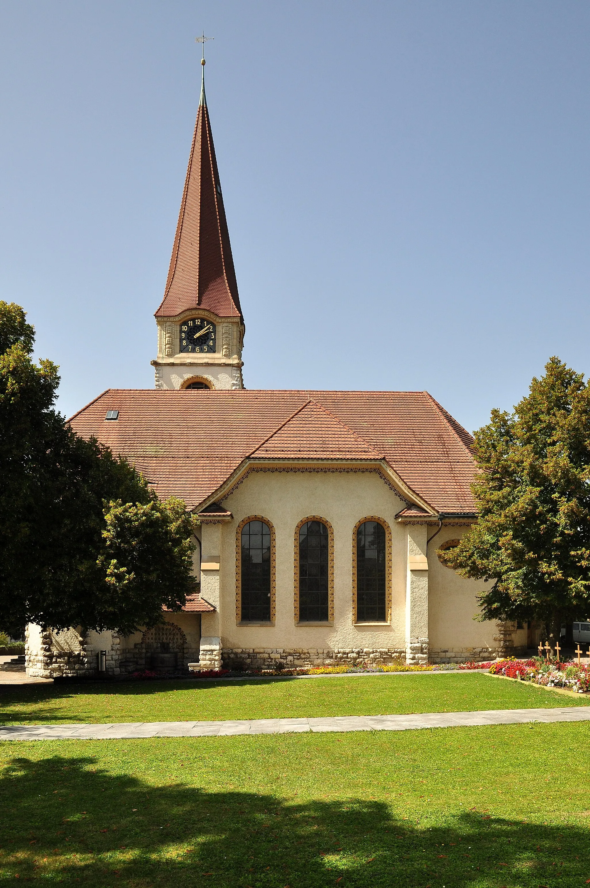 Photo showing: Reformierte Kirche in Wallisellen (Switzerland)