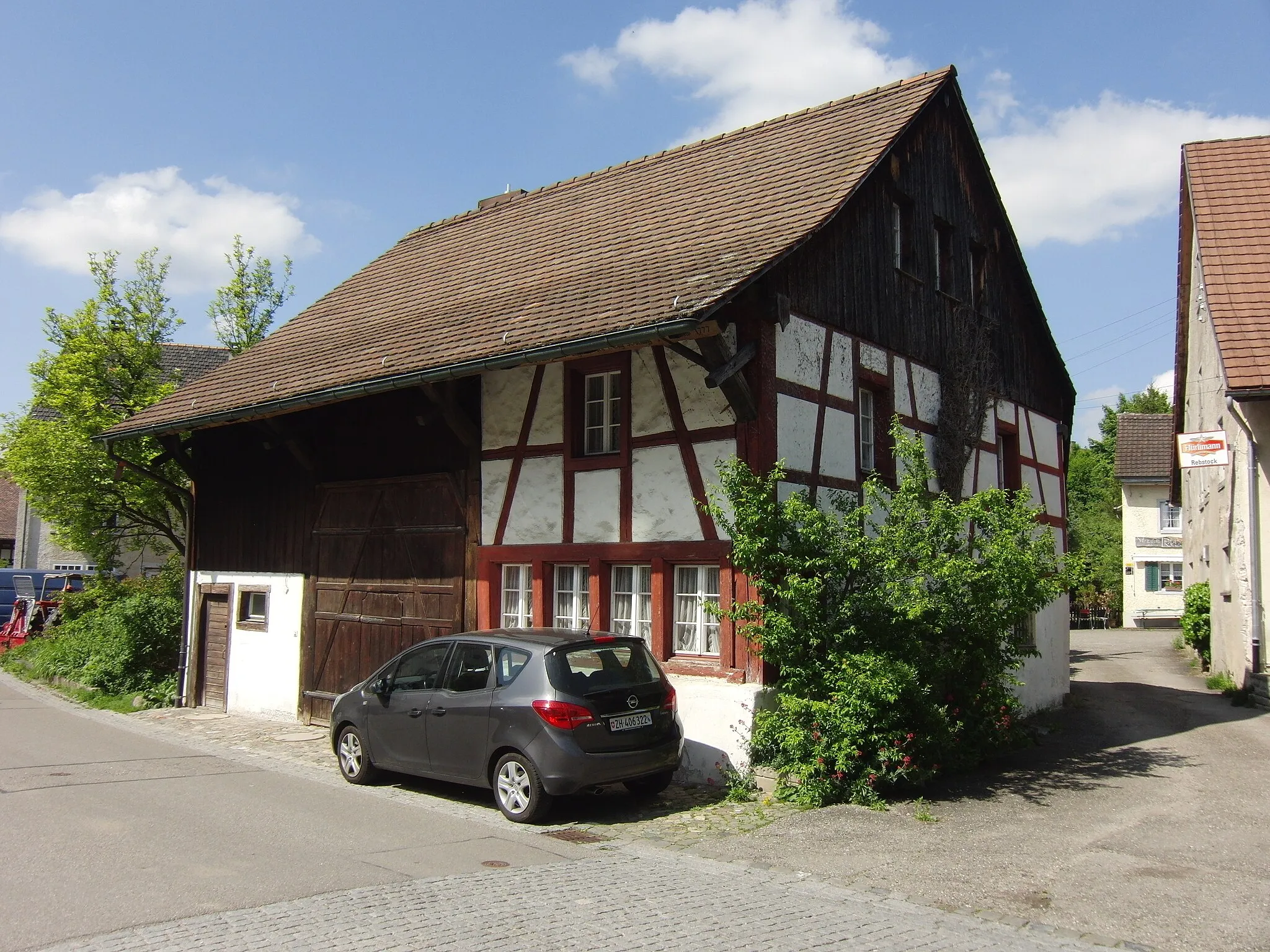 Photo showing: Ehemaliges Bauernhaus, Unterdorfstrasse 6 in Wangen