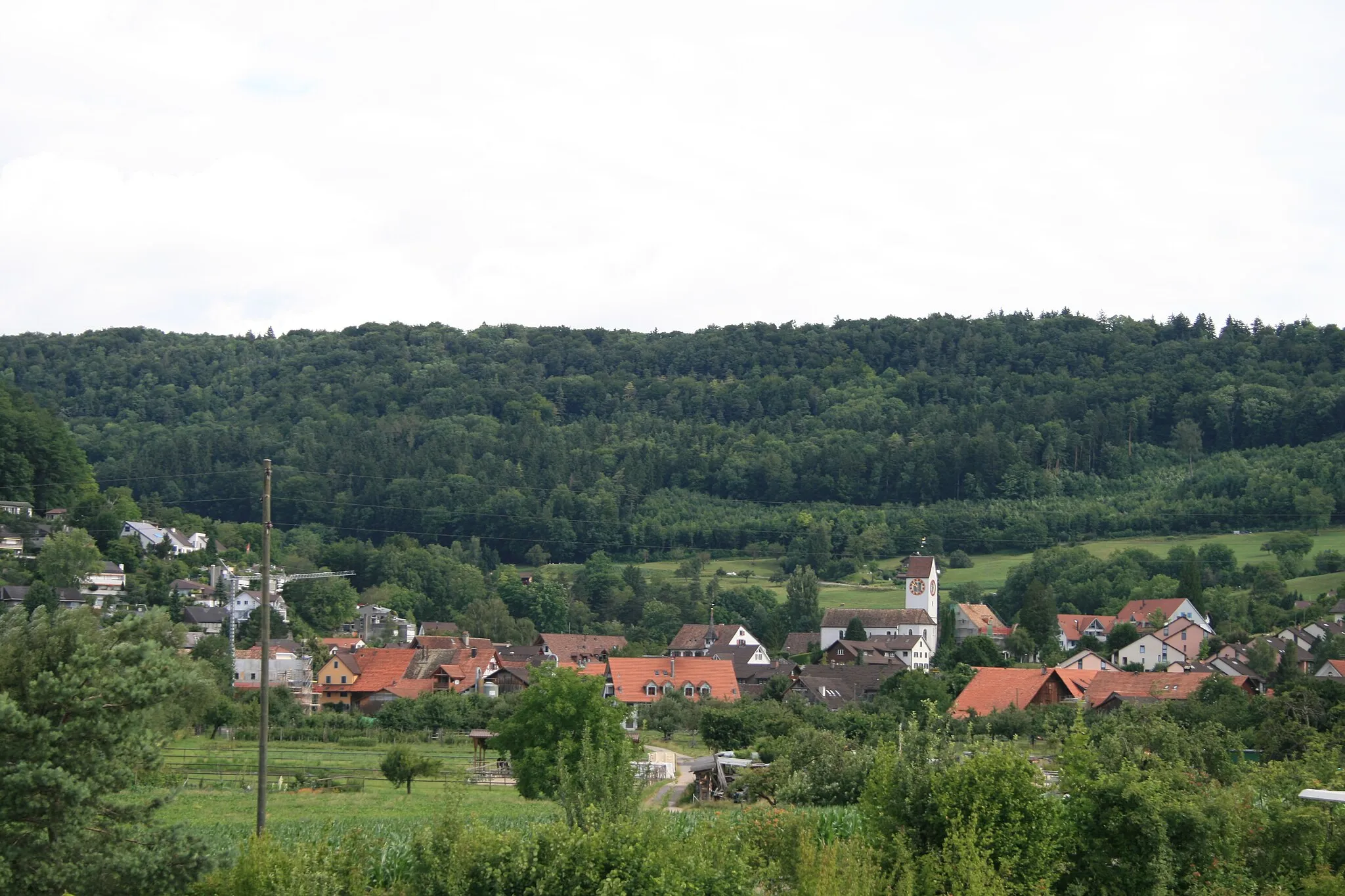 Photo showing: Blick auf Weiningen ZH