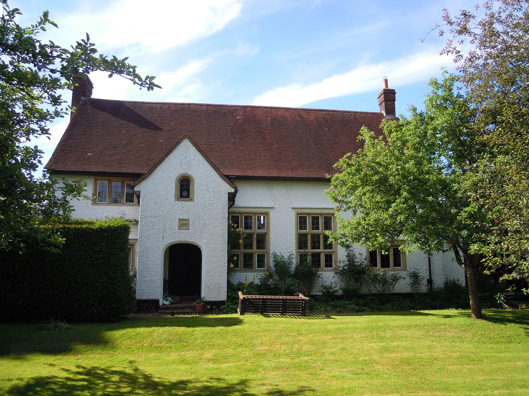 Photo showing: Howgills, the Meeting House for the Society of Friends built in 1907  in Letchworth Garden City