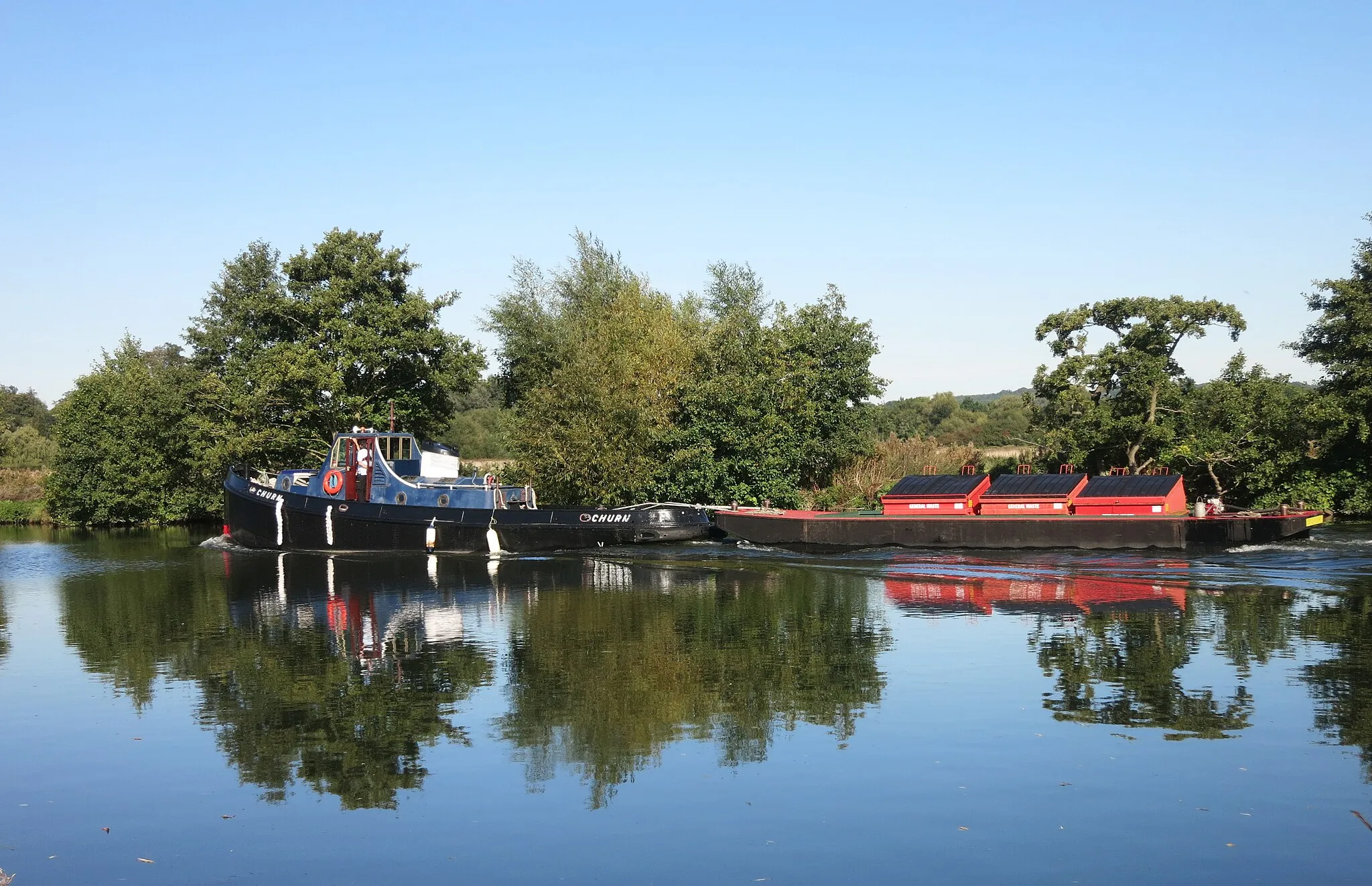 Photo showing: "Churn" at Shiplake