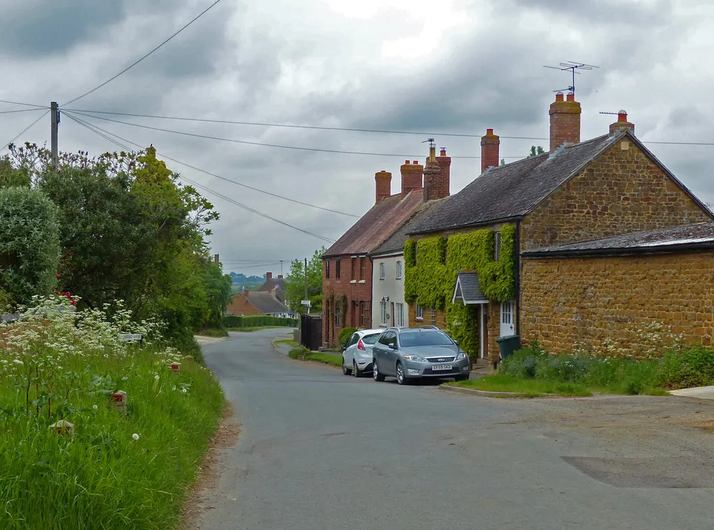 Photo showing: The Main Street in Claydon