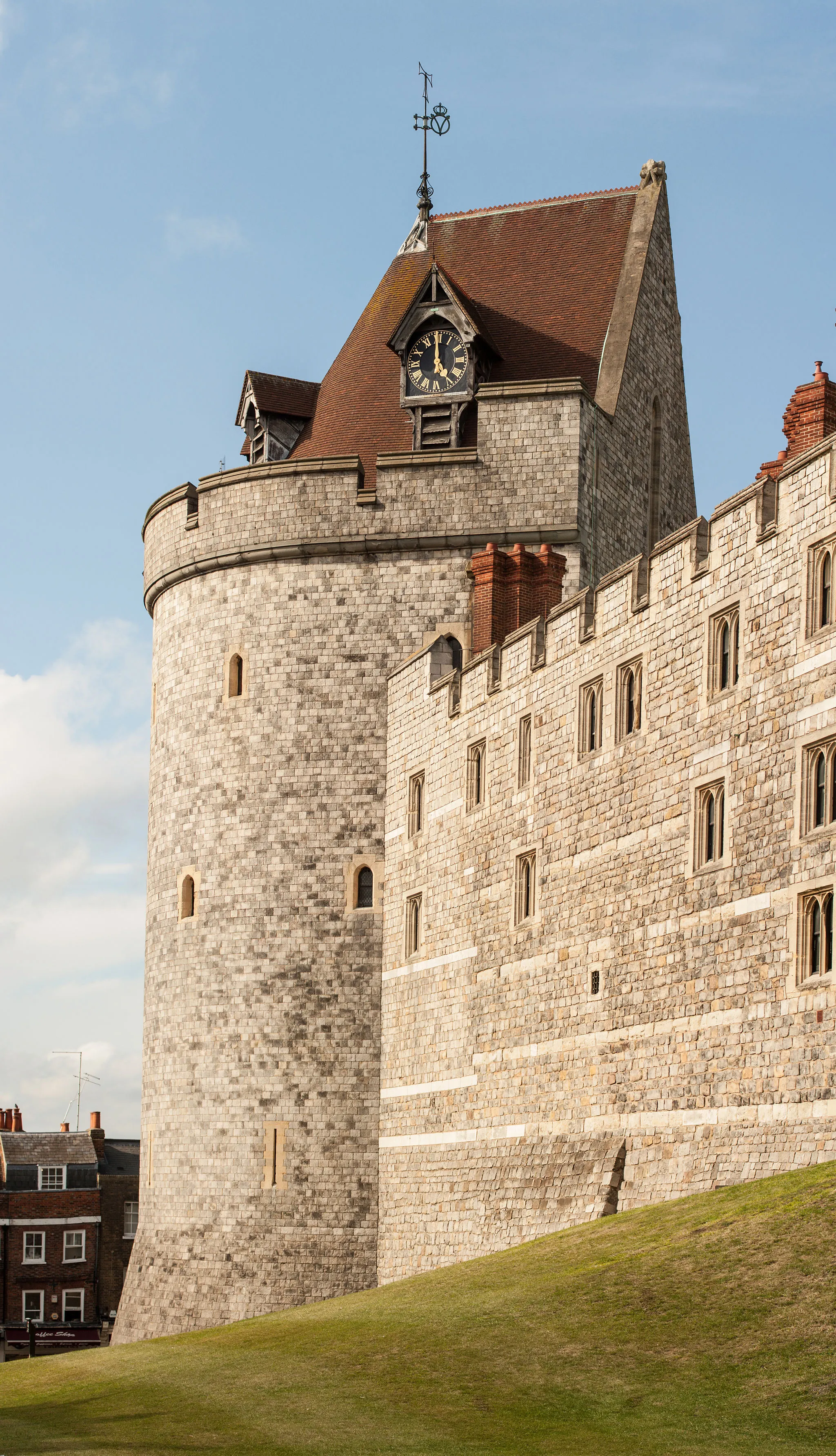 Photo showing: Curfew Tower, part of Windsor Castle.