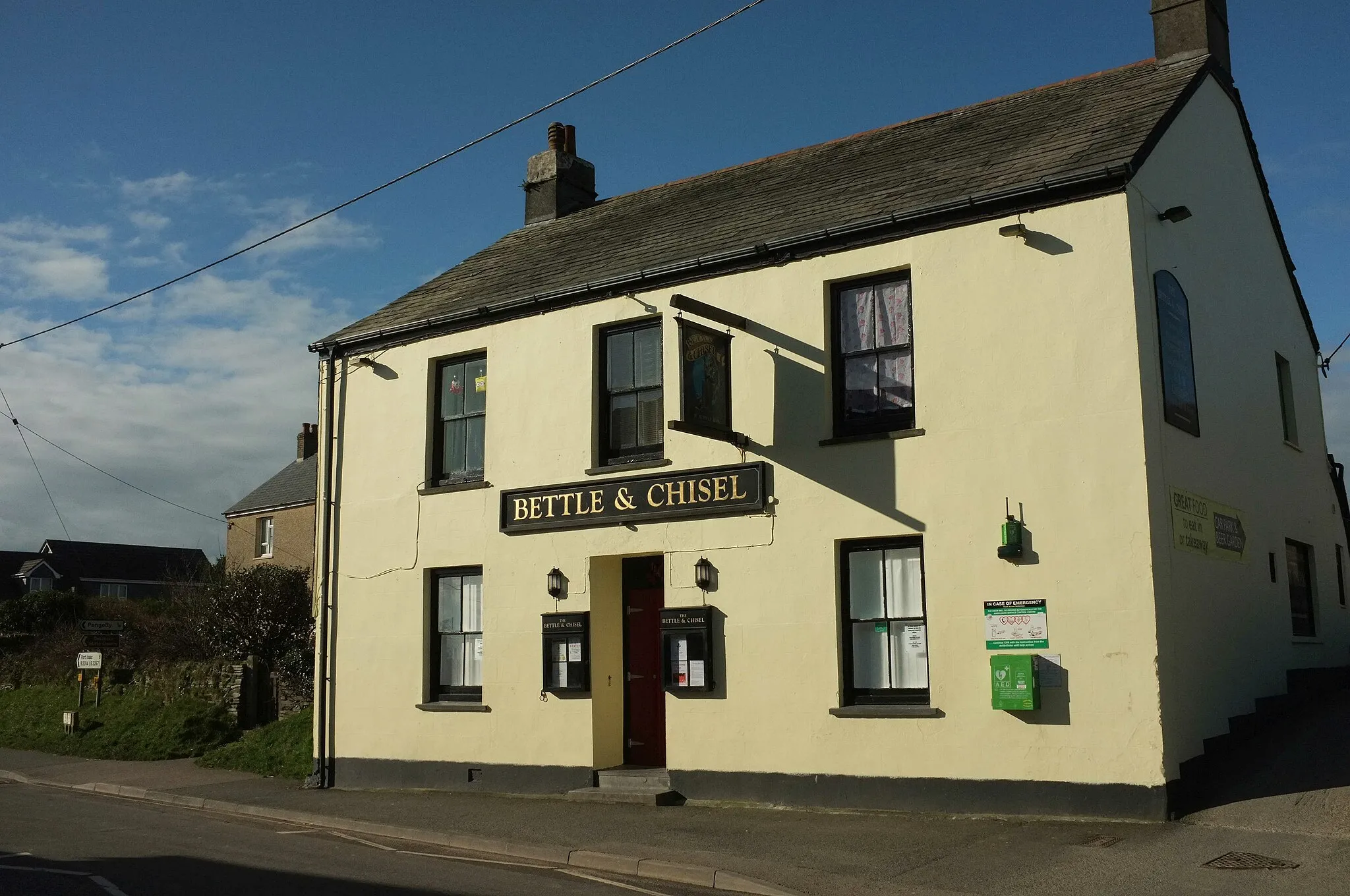 Photo showing: Bettle and Chisel, Delabole