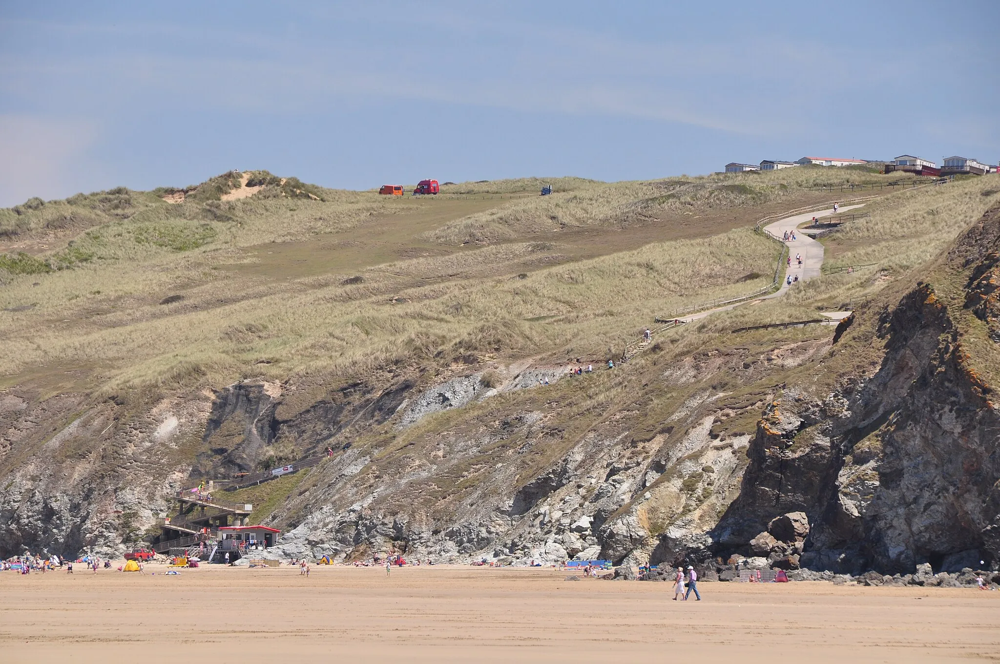 Photo showing: Carrick : Beach & Cliffs