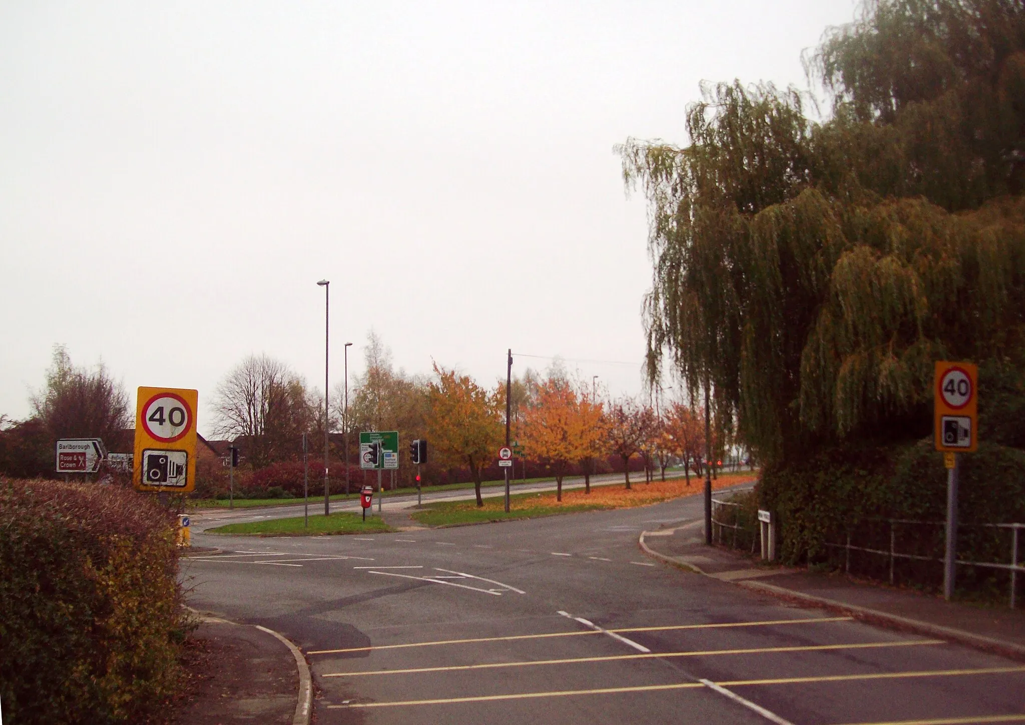 Photo showing: Chesterfield Road in Barlborough