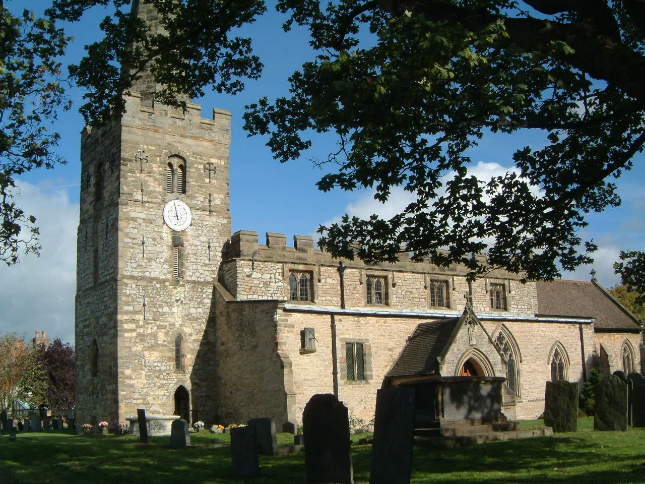 Photo showing: St Mary's Church East Leake Nottinghamshire.
Photograph taken February 2001 by author