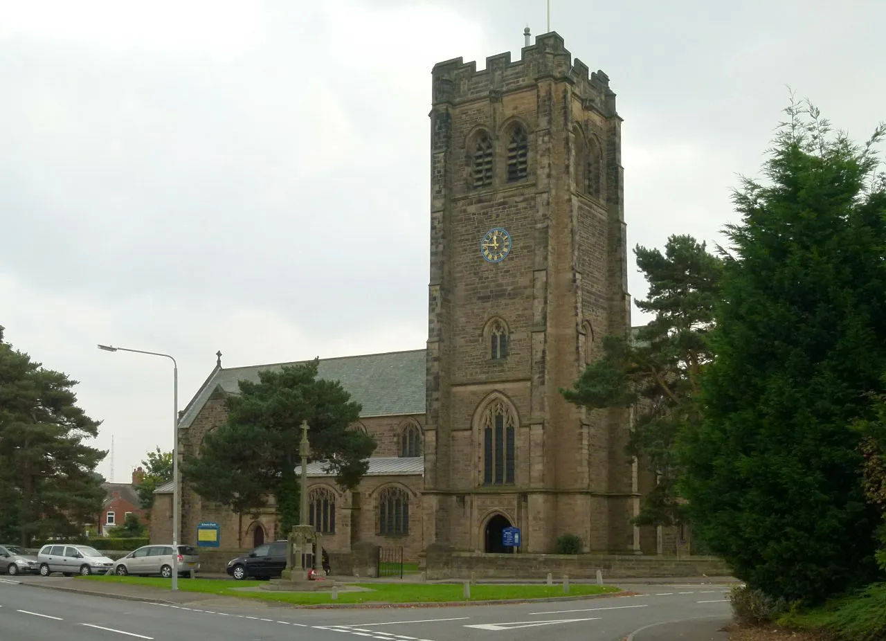 Photo showing: Photograph of St Anne's Church, Worksop, Nottinghamshire, England