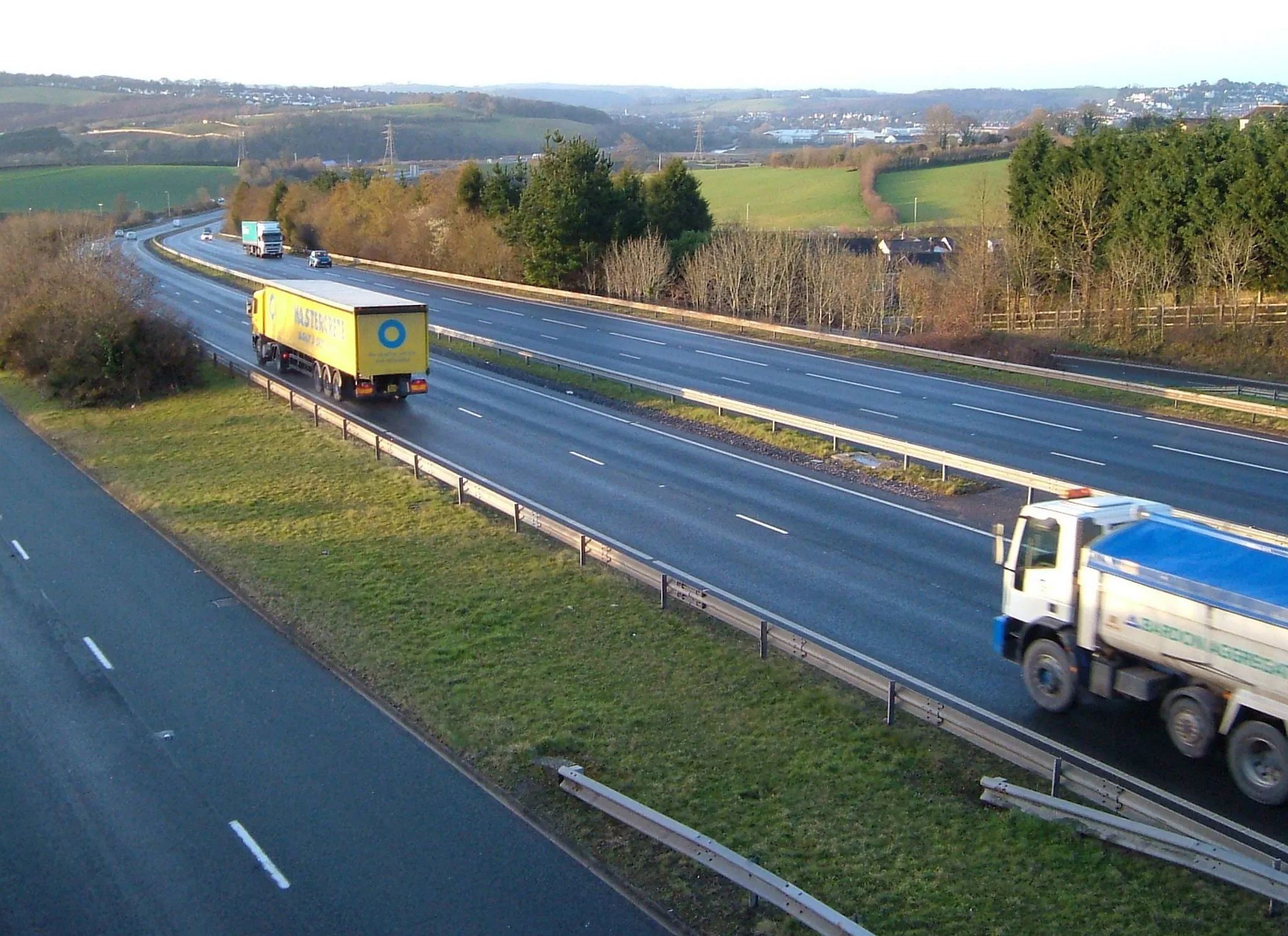 Photo showing: A380 at Kingsteignton