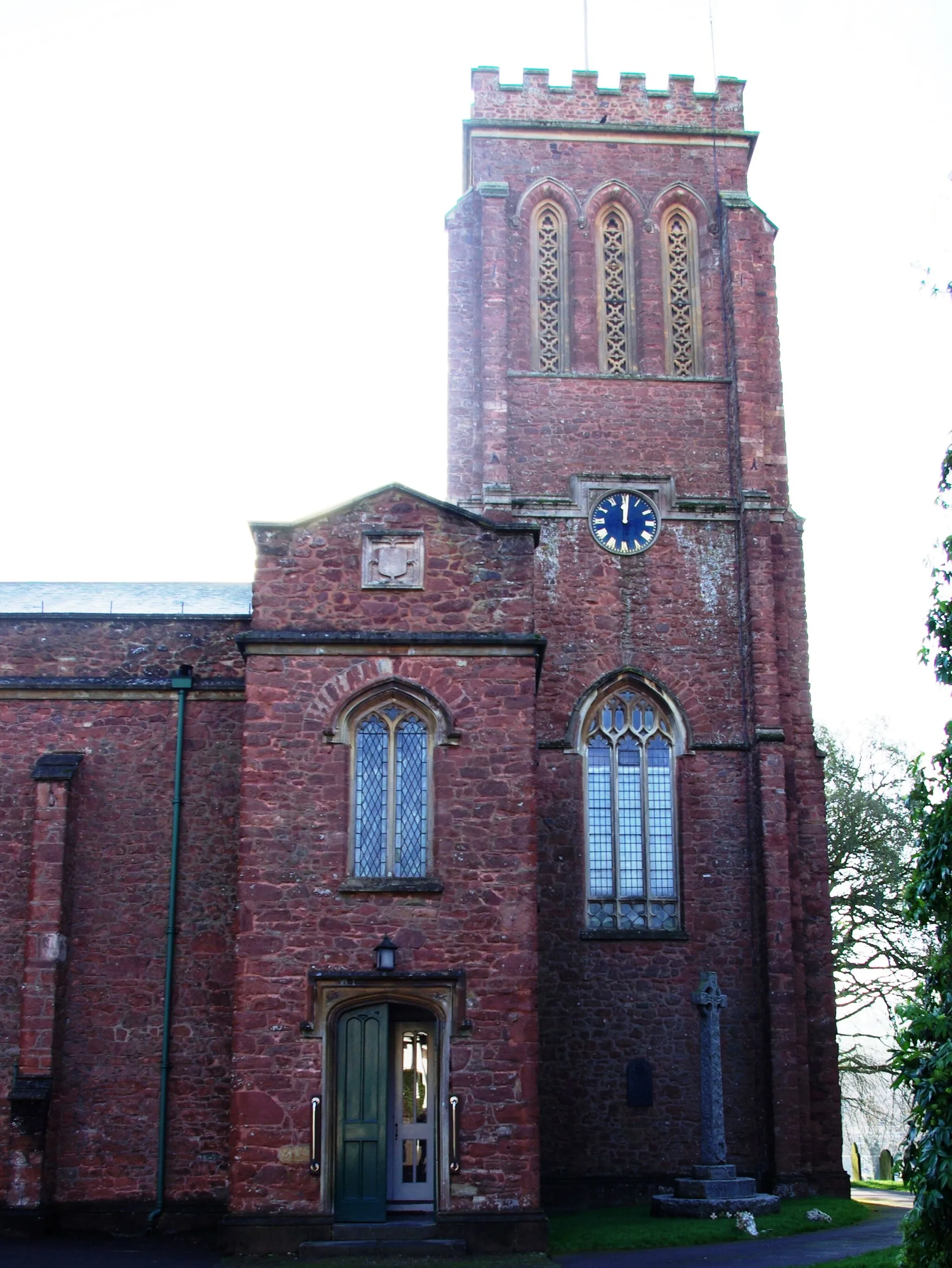 Photo showing: The tower of Wiveliscombe church, Somerset, UK