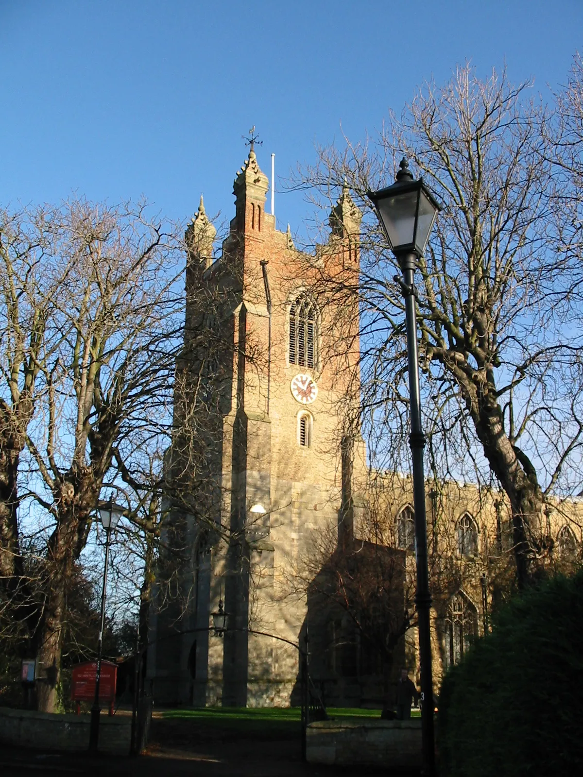 Photo showing: All Saint's Church, Cottenham in Cambridgeshire, United Kingdom. Taken by uploader, November 30th 2003.