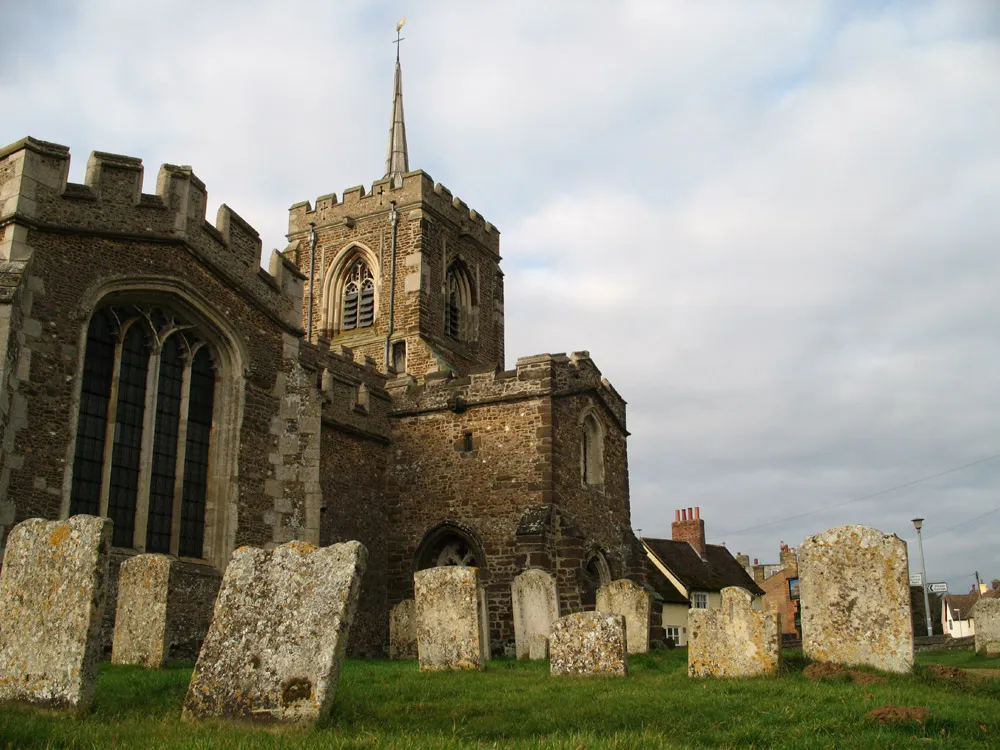 Photo showing: St Mary's Church in the village of Gamlingay, Cambridgeshire